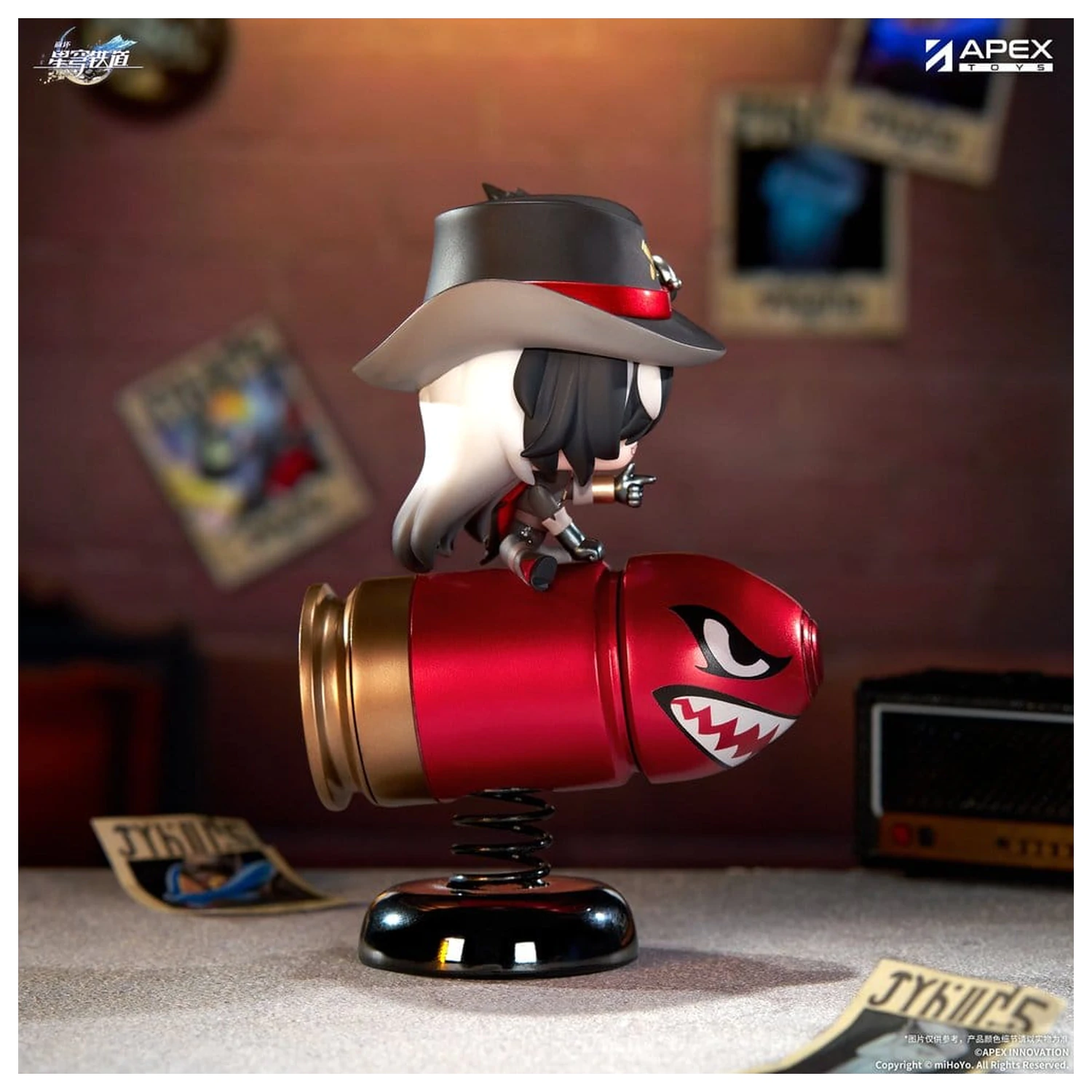 Honkai: Star Rail Chibi Chara PVC figurica Boothill YuraYura 11 cm fotografija izdelka