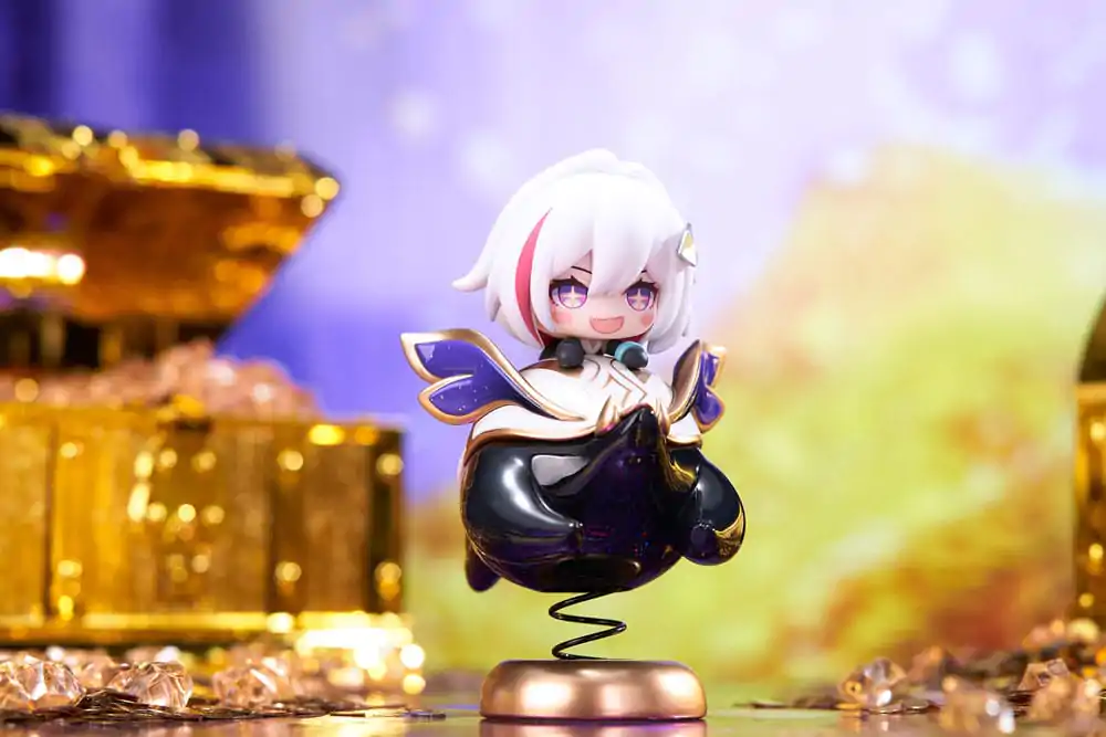 Honkai: Star Rail PVC Kip Hu Tao Chibi Topaz & Numby Chibi Chara Yurayura Stojalo 10 cm fotografija izdelka