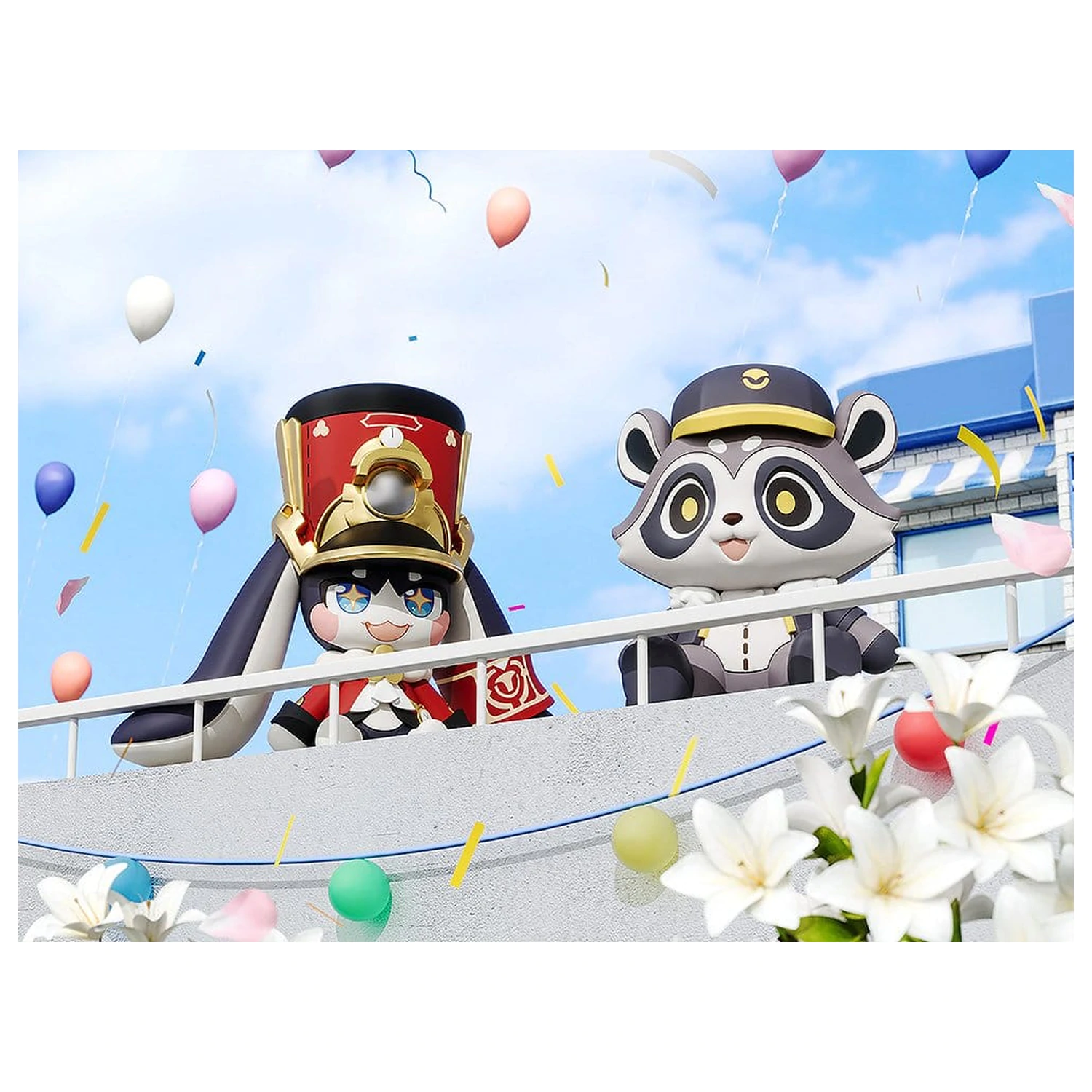 Honkai: Star Rail Huggy Good Smile Mini figura Baseball Raccoon 7 cm fotografija izdelka