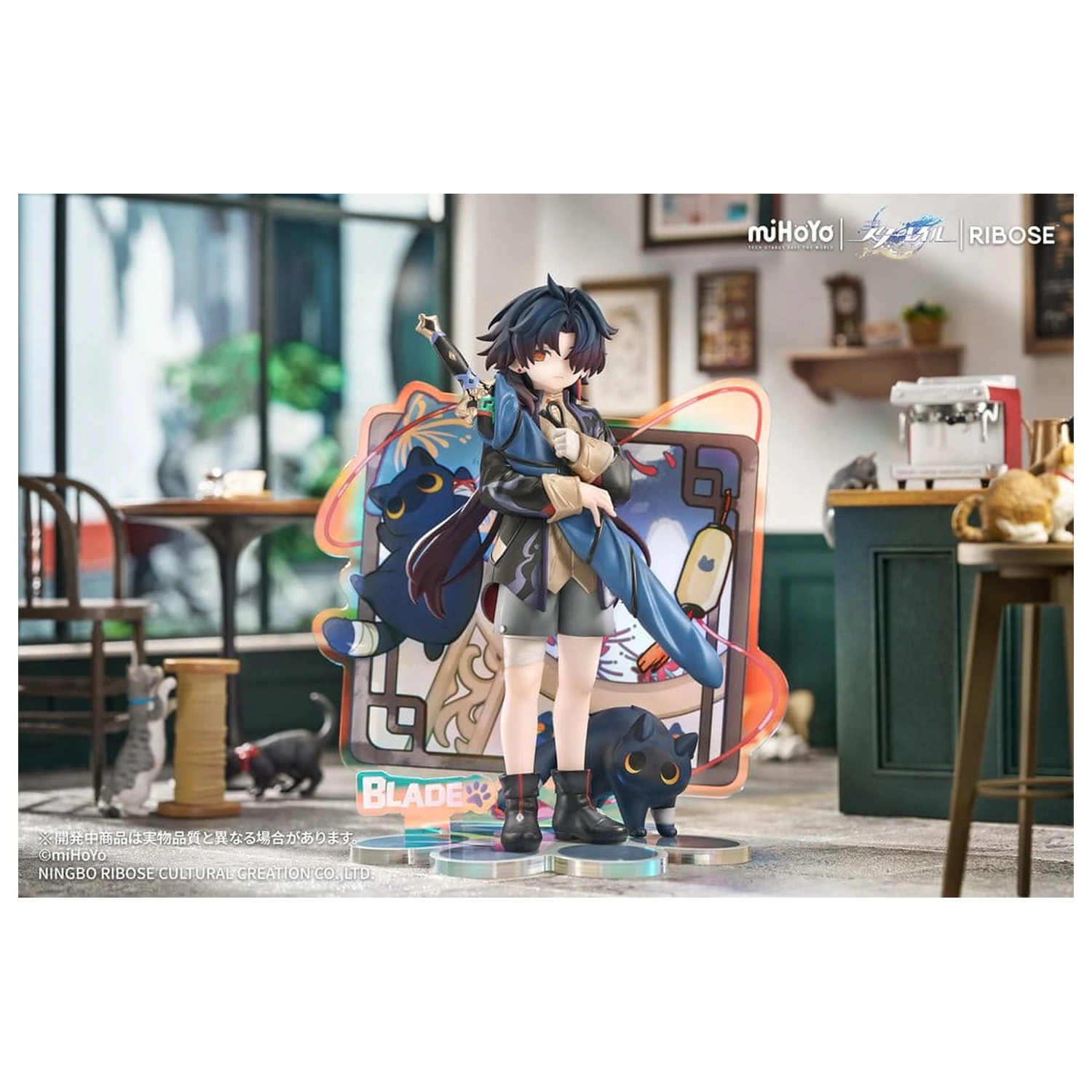 Honkai: Star Rail Rise Up+ Chibi Cat Series Chibi figura Blade Ver. 19 cm fotografija izdelka