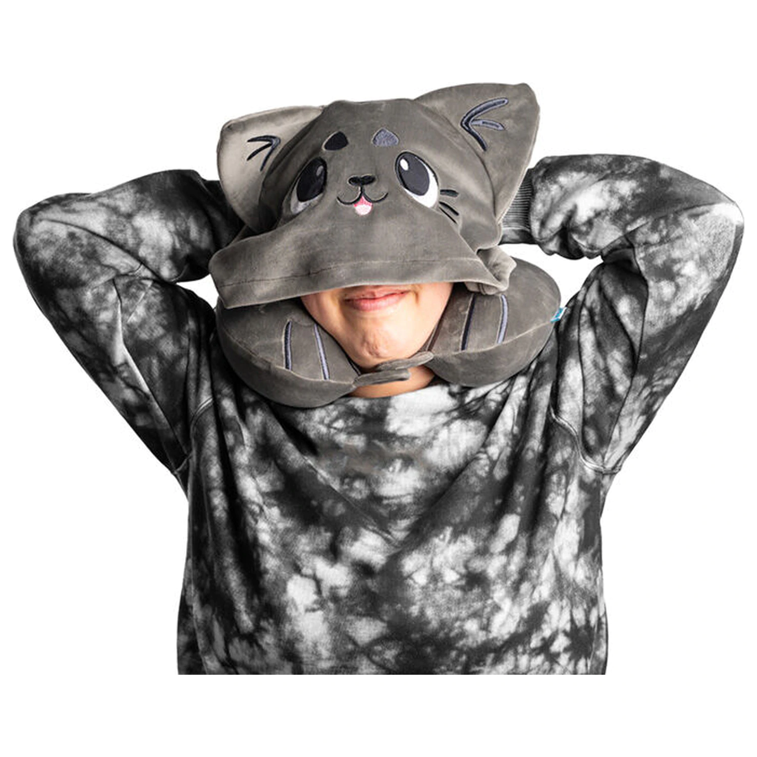 Hoodeazzz Cats Beans & Co potovalna blazina s kapuco fotografija izdelka