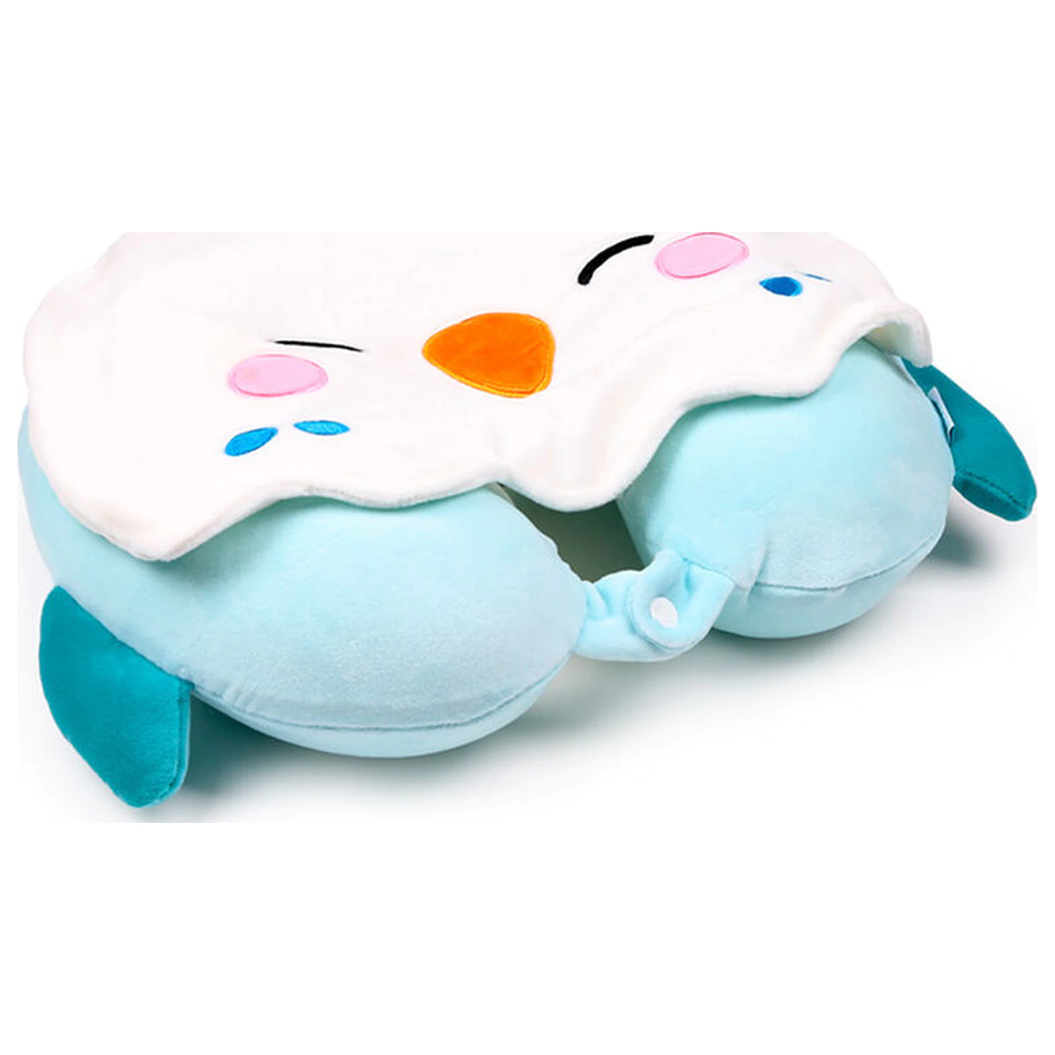 Hoodeazzz Kiki The Parakeet potovalna vzglavnik s kapuco fotografija izdelka