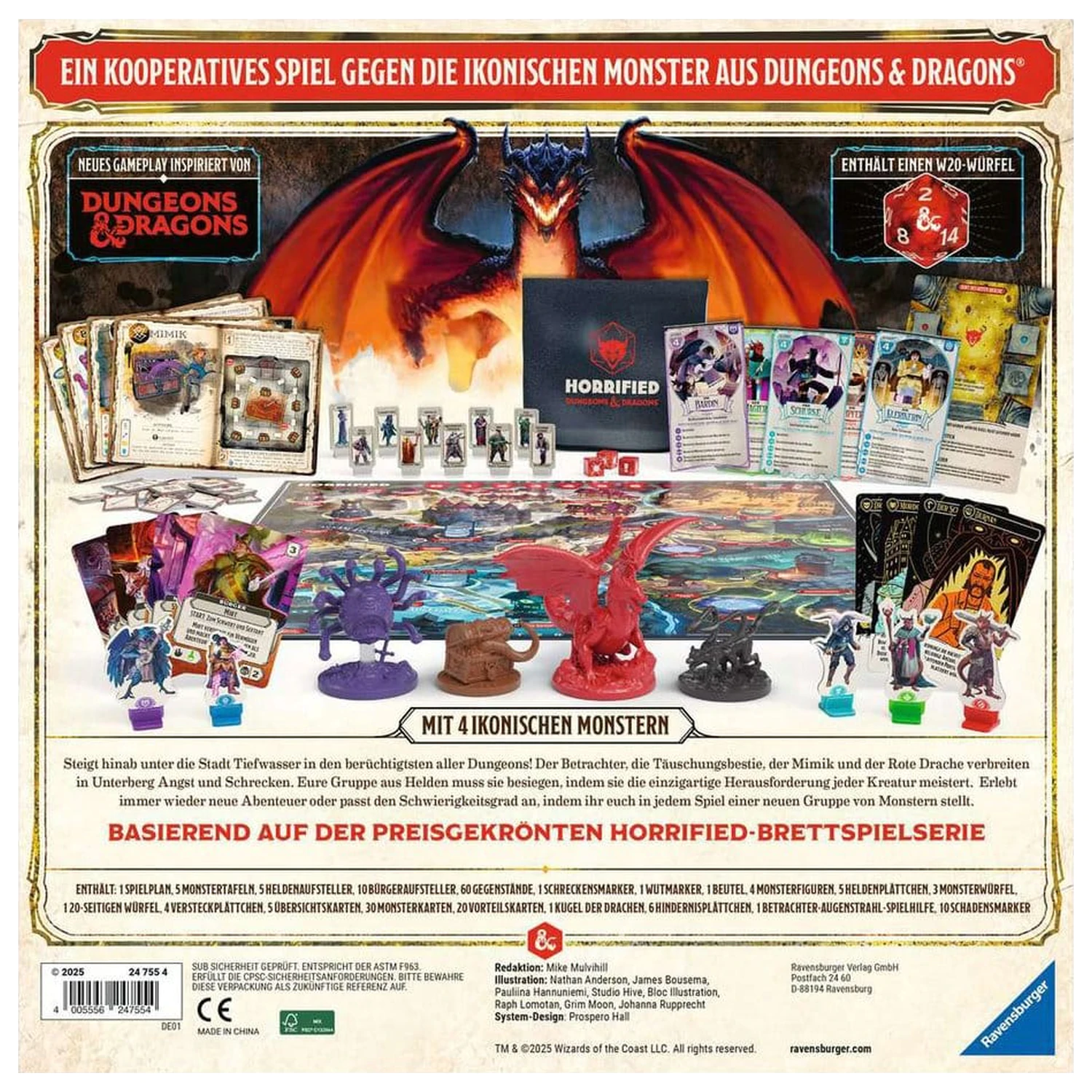 Horrified: Dungeons & Dragons družabna igra *nemška različica* fotografija izdelka