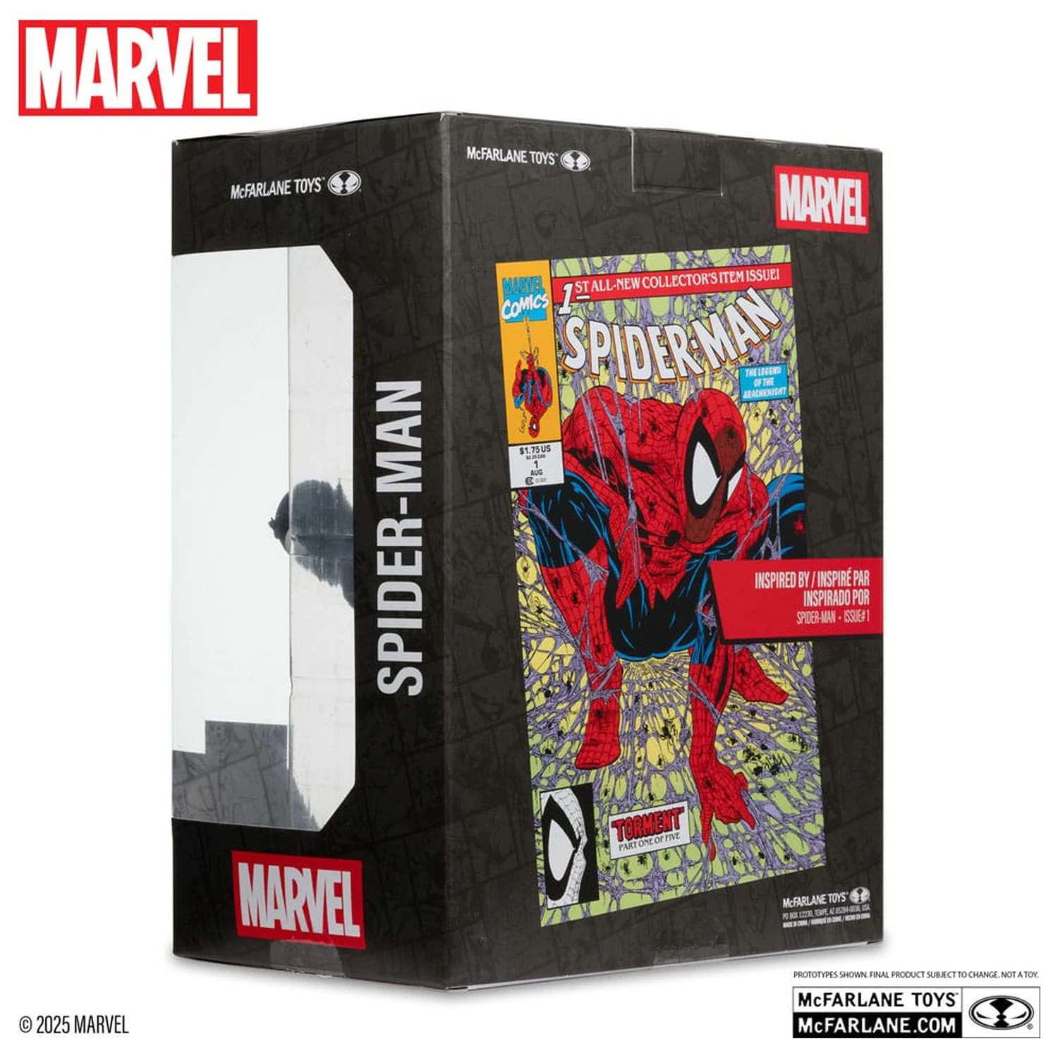 Marvel Collection PVC kip 1/6 Spider-Man (Spider-Man #1)(Black Suit)(Chase) 28 cm fotografija izdelka