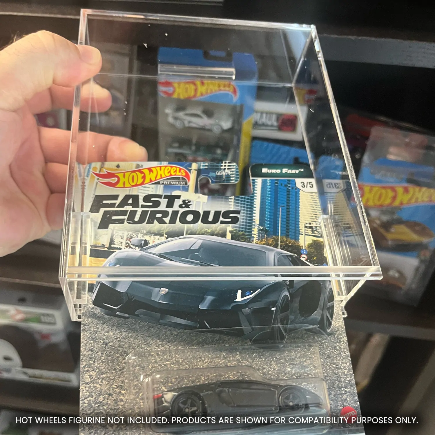 Hot Wheels Premium akrilno ohišje - 2-Pack fotografija izdelka