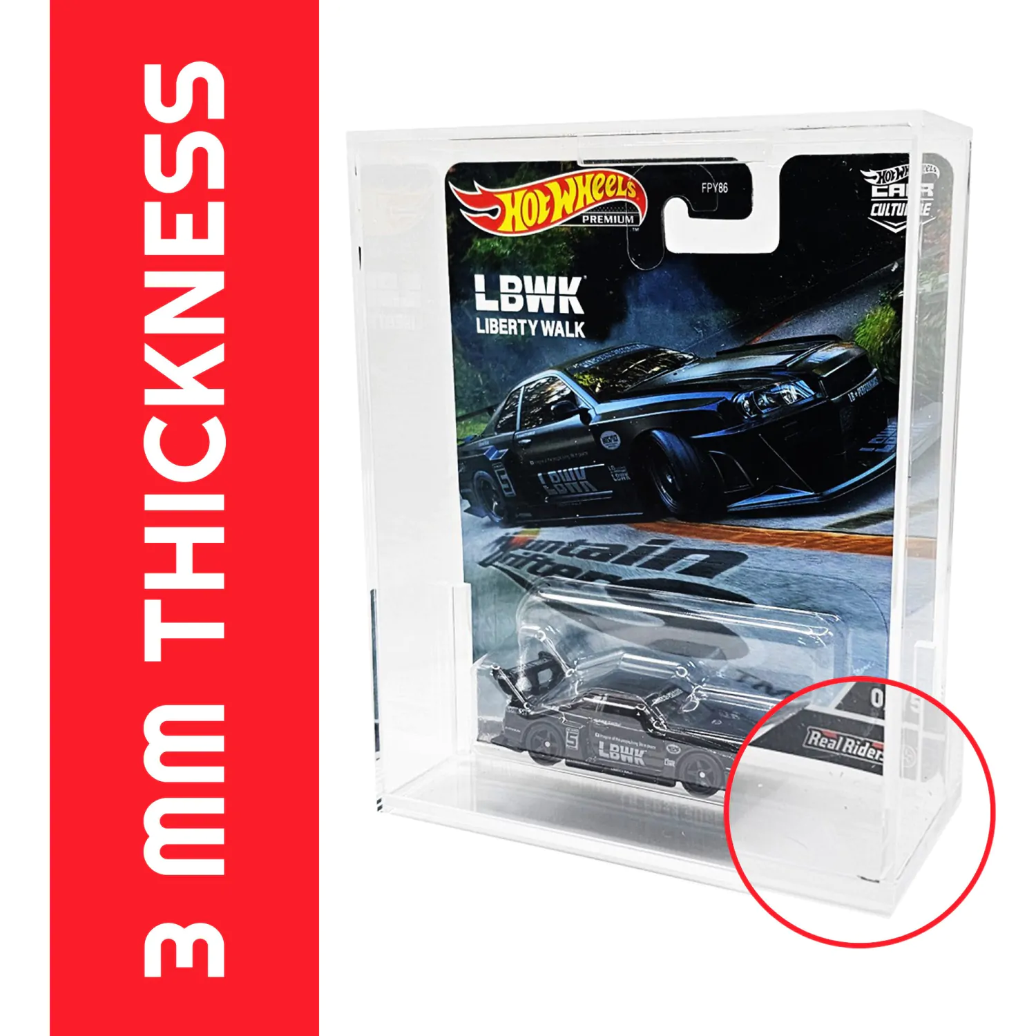 Hot Wheels Premium akrilno ohišje - 2-Pack fotografija izdelka