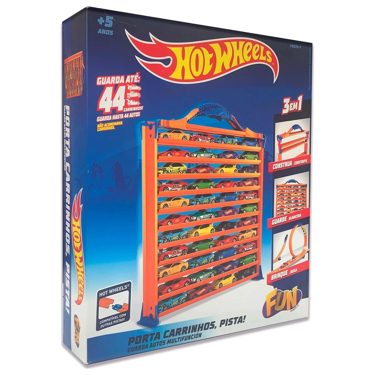 Hot Wheels 3-v-1 ohišje za prenašanje avtomobilov fotografija izdelka