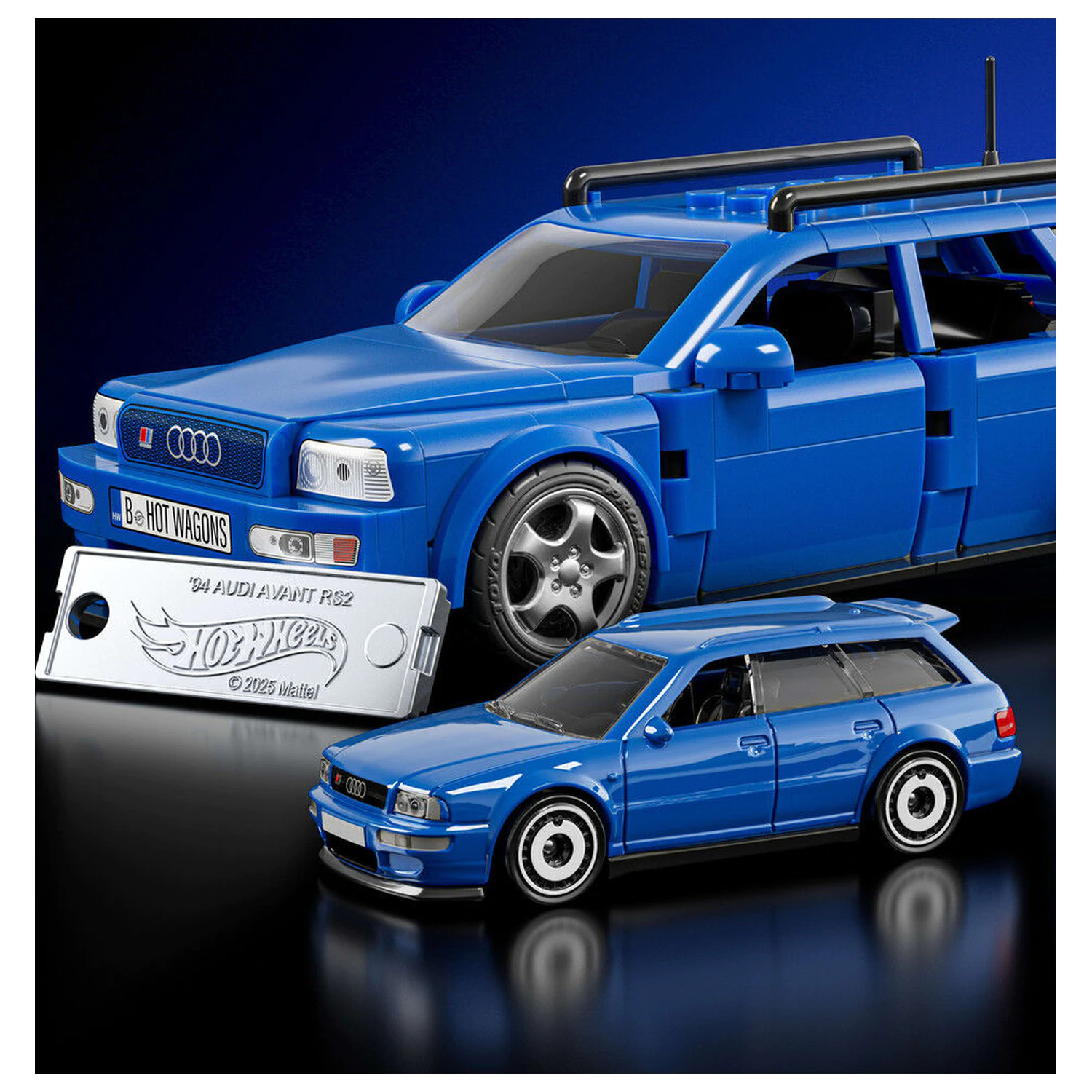 Hot Wheels Audi RS2 Speed konstrukcijski set fotografija izdelka