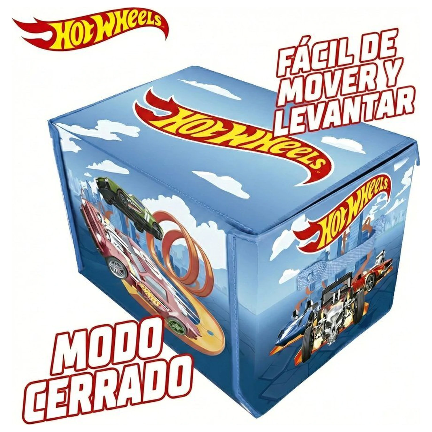 Hot Wheels Avto organizator škatla s stezo in igralno površino fotografija izdelka