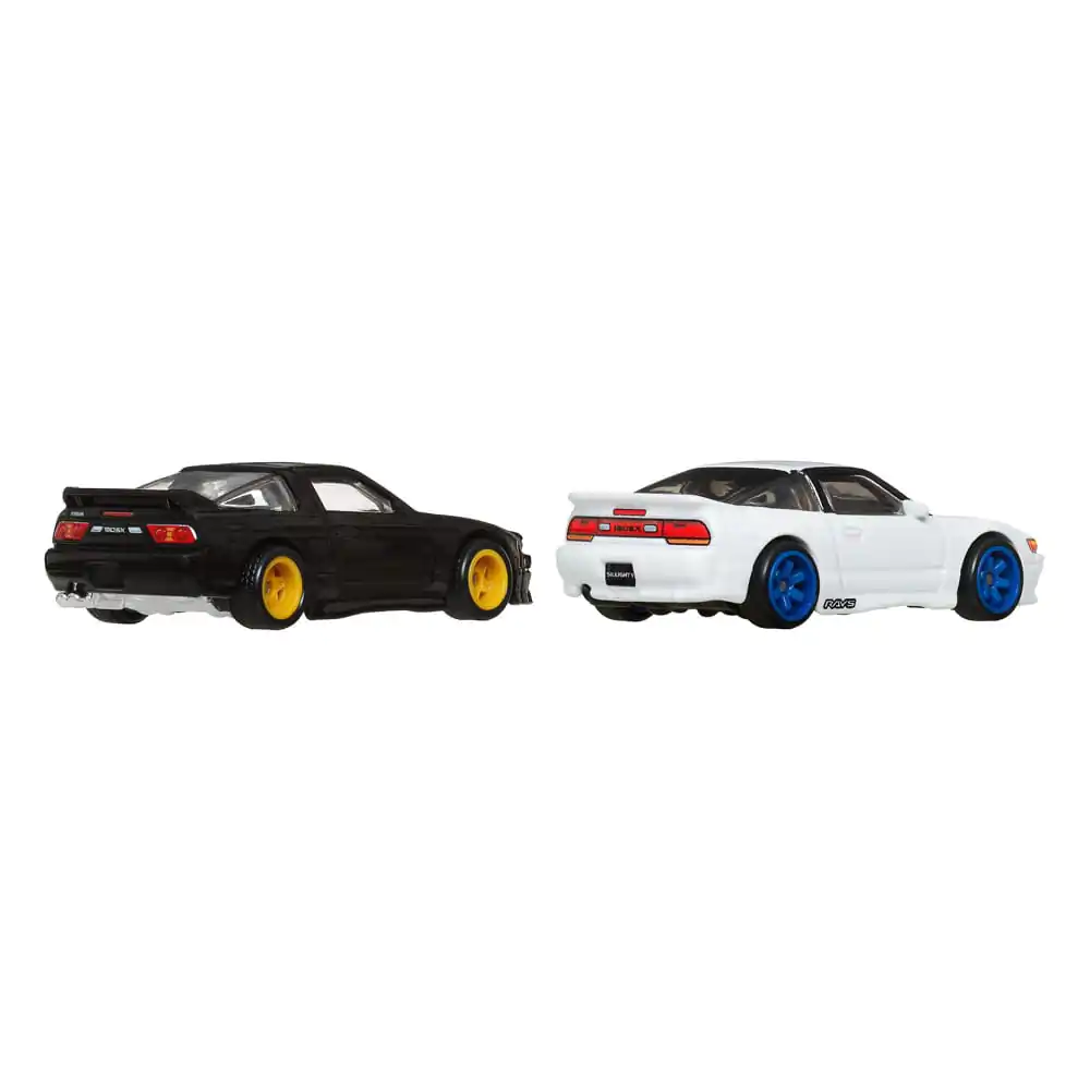 Hot Wheels Premium Car Culture Diecast vozilo 2-Pack 1/64 '96 Nissan 180SX Type X & Nissan SilEighty fotografija izdelka