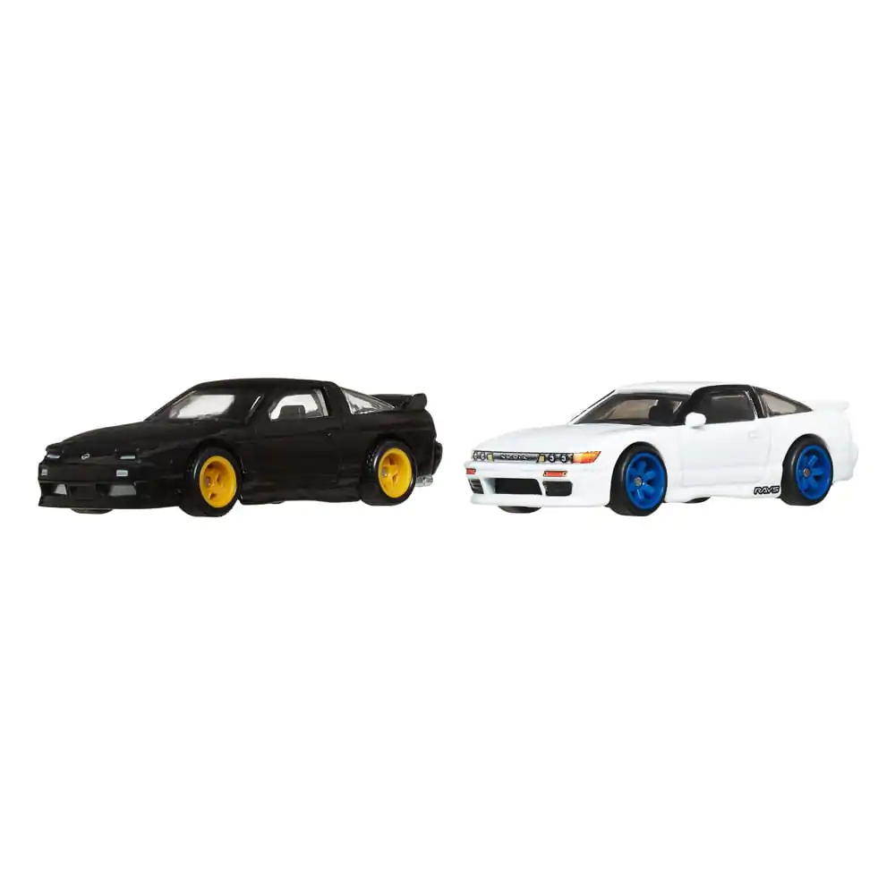 Hot Wheels Premium Car Culture Diecast vozilo 2-Pack 1/64 '96 Nissan 180SX Type X & Nissan SilEighty fotografija izdelka