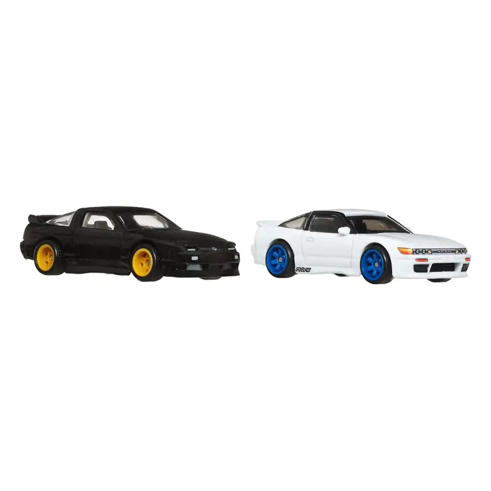 Hot Wheels Premium Car Culture Diecast vozilo 2-Pack 1/64 '96 Nissan 180SX Type X & Nissan SilEighty fotografija izdelka