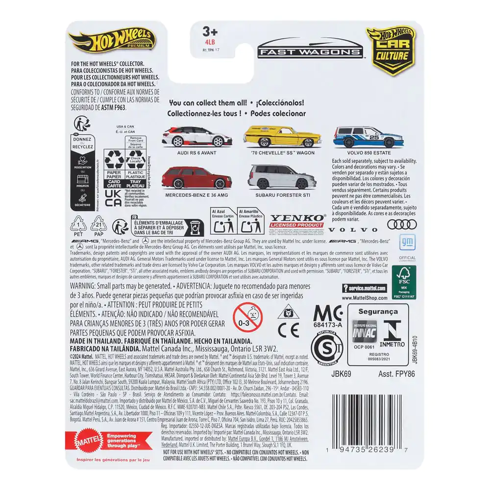 Hot Wheels Premium Car Culture modelirano vozilo 1/64 Mercedes-Benz E 36 AMG fotografija izdelka