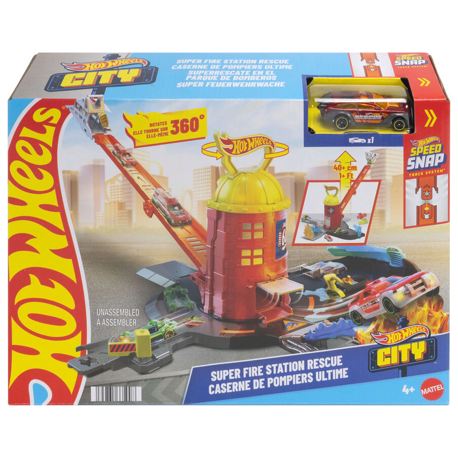 Hot Wheels City Gasilski dom set za igranje fotografija izdelka