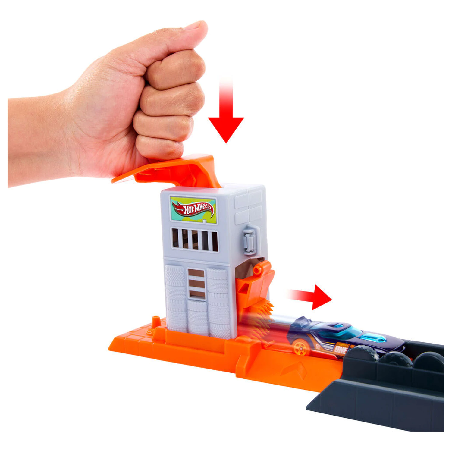 Hot Wheels City Gorilla Slam Attack igralni set fotografija izdelka