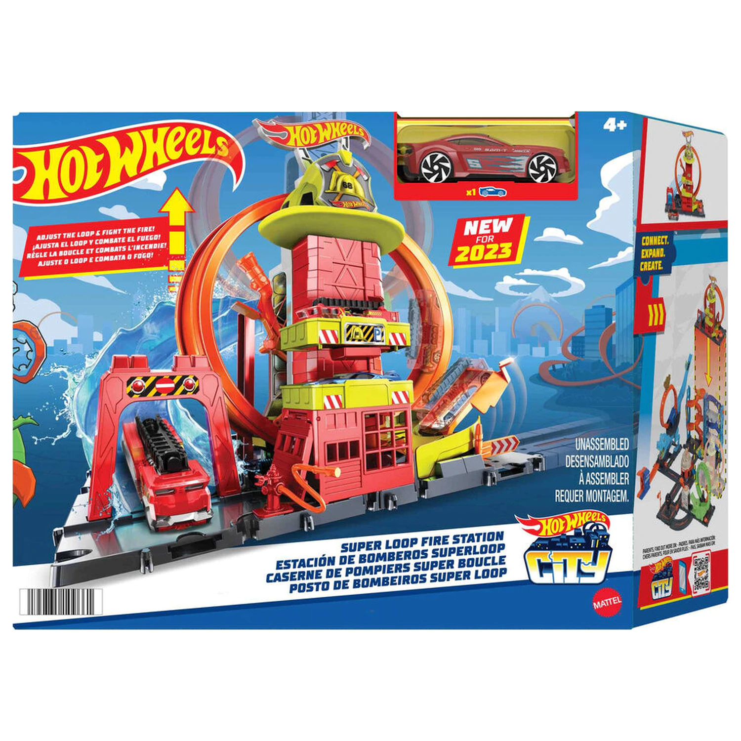 Hot Wheels City Super Gasilska postaja igralni set fotografija izdelka