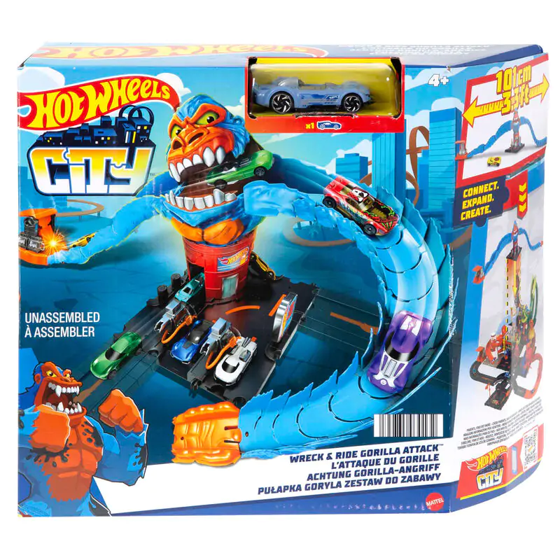 Hot Wheels City Uničenje & Vožnja Napad Gorile fotografija izdelka