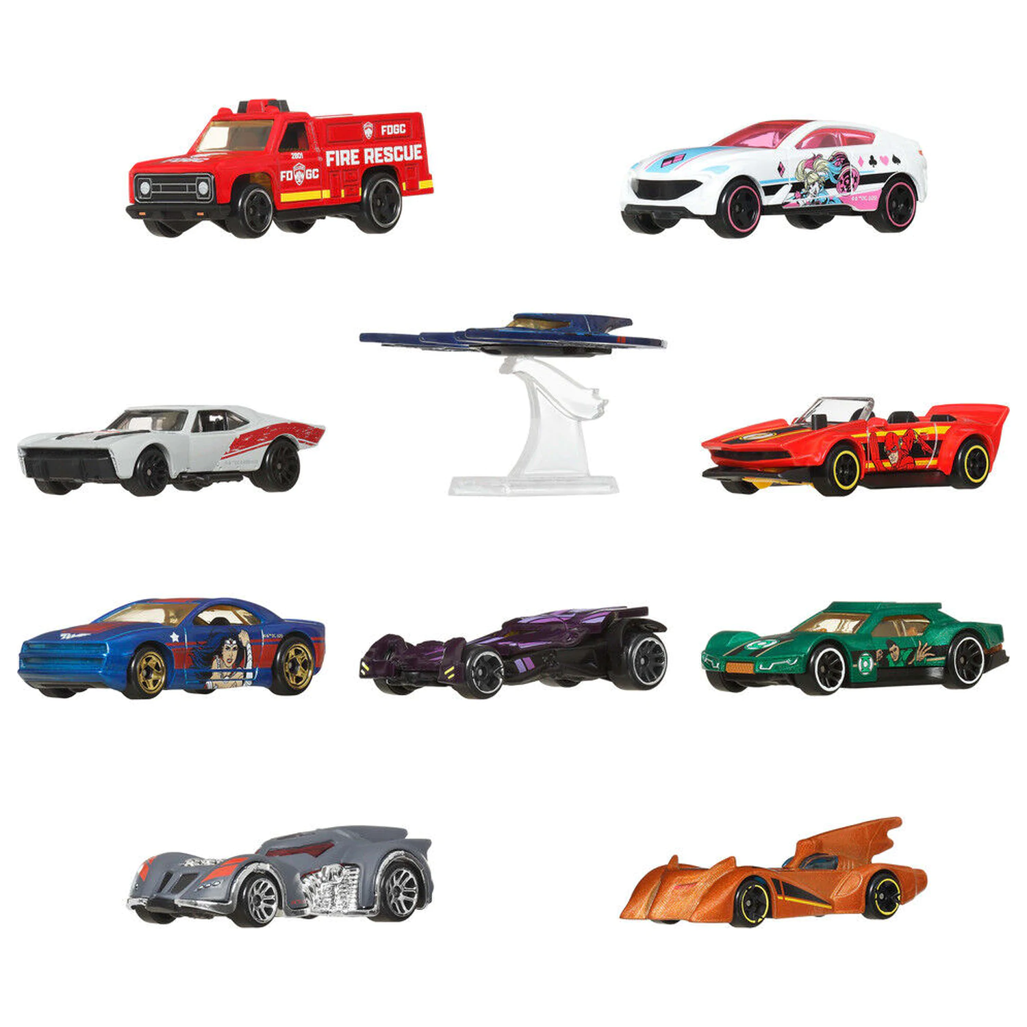 Hot Wheels DC Universe Batman paket 10 vozil fotografija izdelka