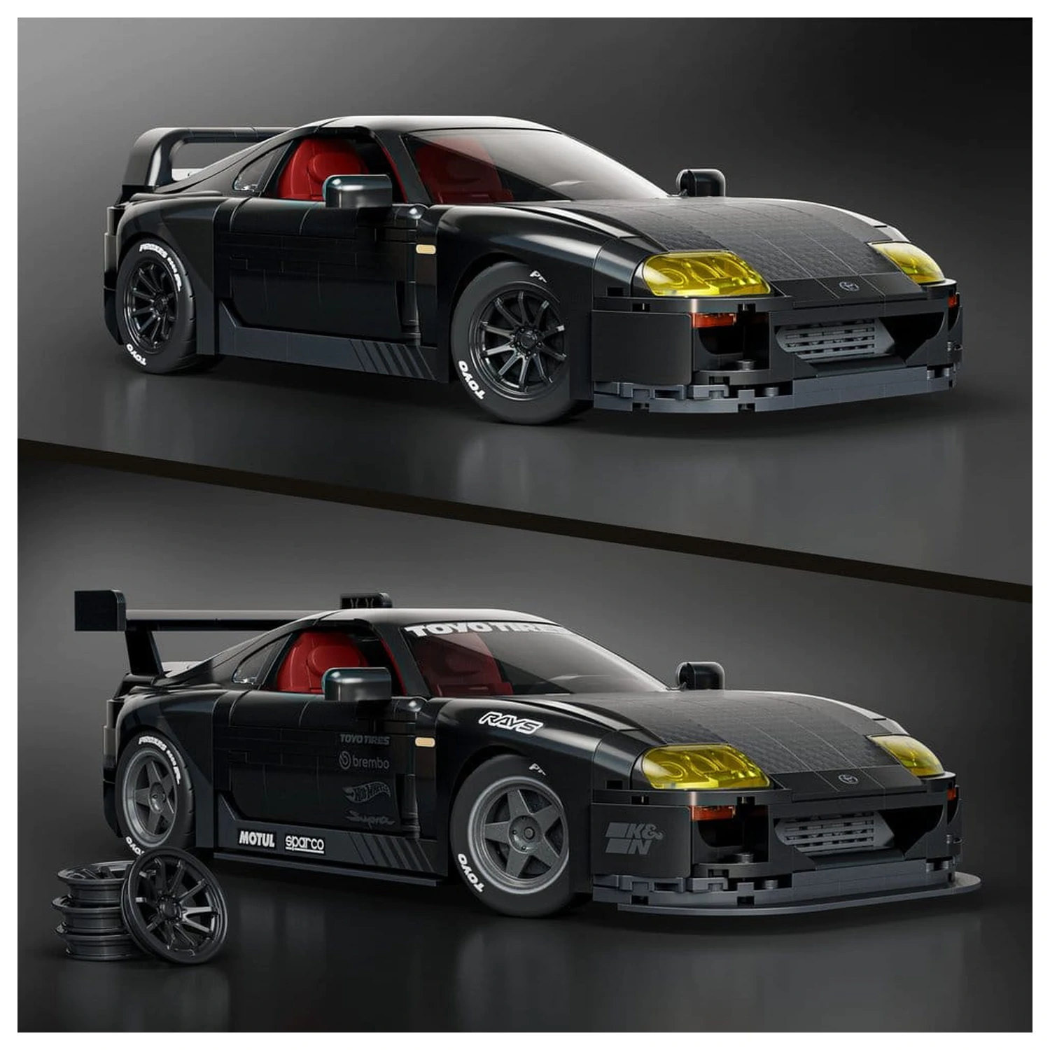 Hot Wheels Elite Mattel Brick Shop Komplet za sestavljanje 1/16 '94 Toyota Supra MKIV fotografija izdelka