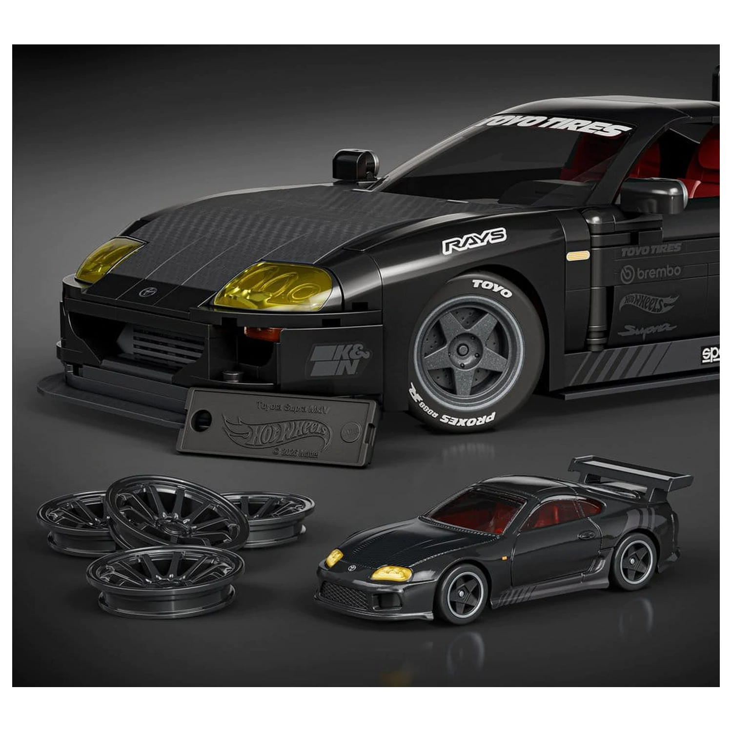 Hot Wheels Elite Mattel Brick Shop Komplet za sestavljanje 1/16 '94 Toyota Supra MKIV fotografija izdelka