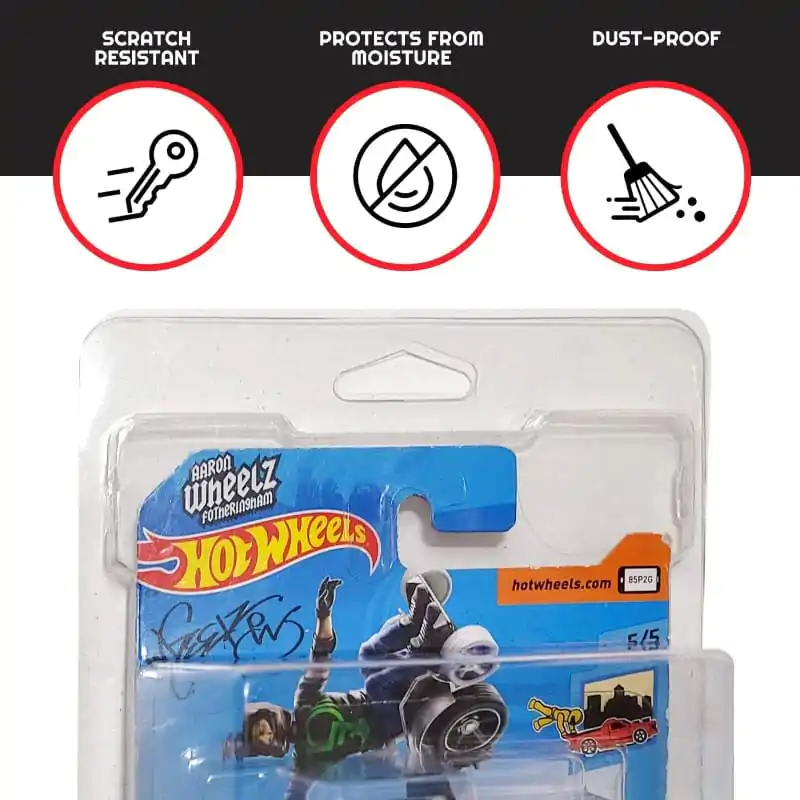 Hot Wheels European Series PET pretisni omoti 50-Pack za Short Card fotografija izdelka
