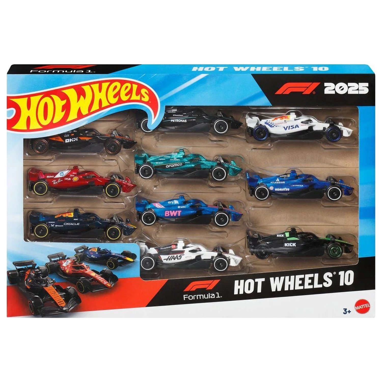 Hot Wheels F1 avtomobilčki v paketu 10 kosov fotografija izdelka
