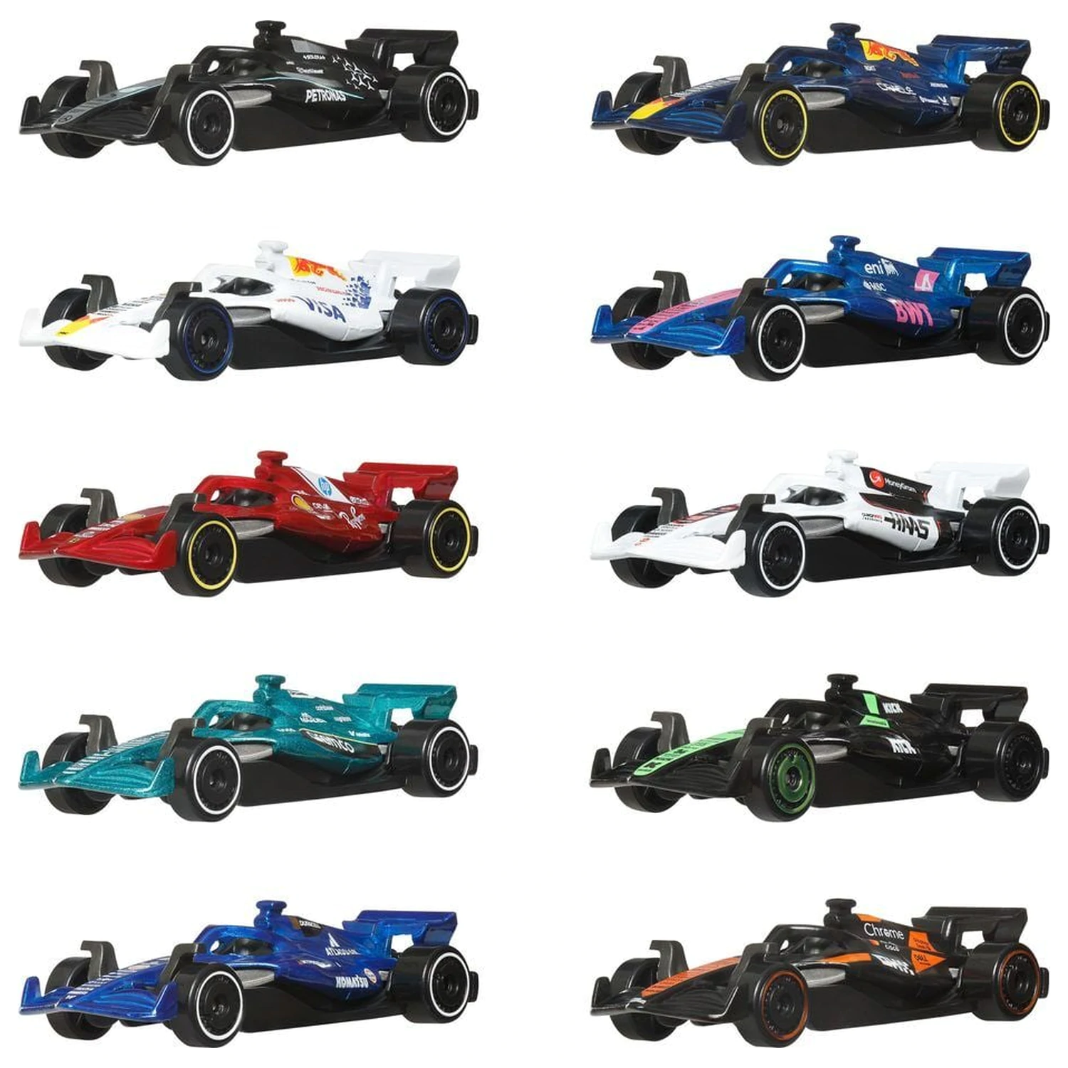Hot Wheels F1 avtomobilčki v paketu 10 kosov fotografija izdelka