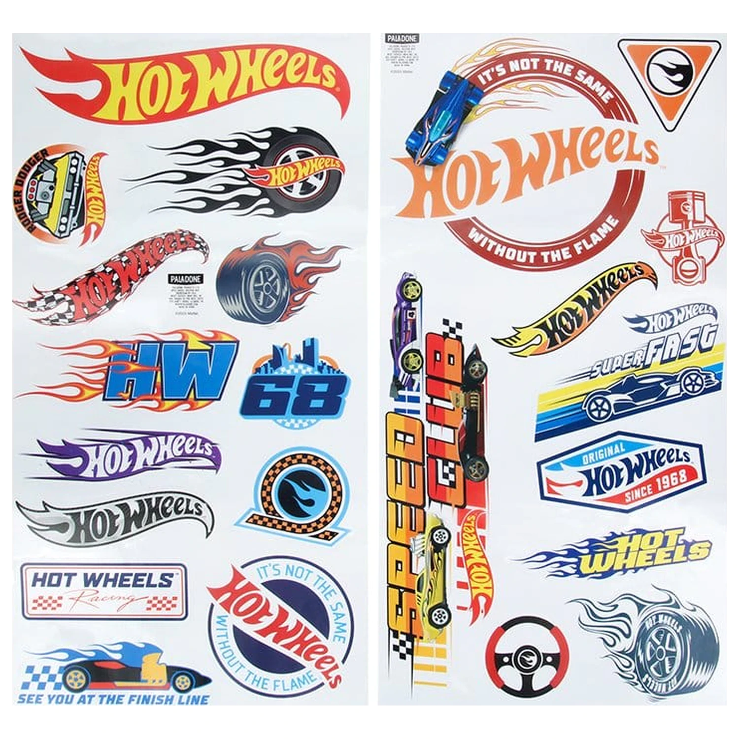 Hot Wheels stenske nalepke fotografija izdelka