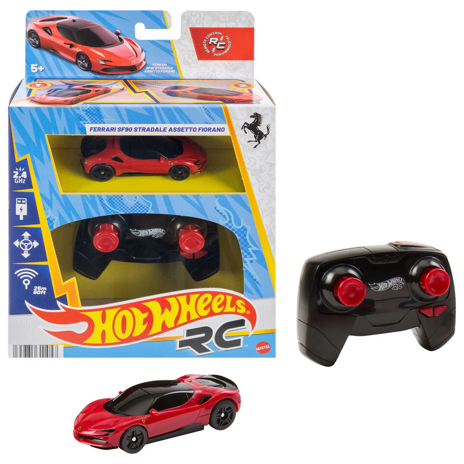 Hot Wheels Ferrari SF90 Avtomobil na radijski nadzor fotografija izdelka