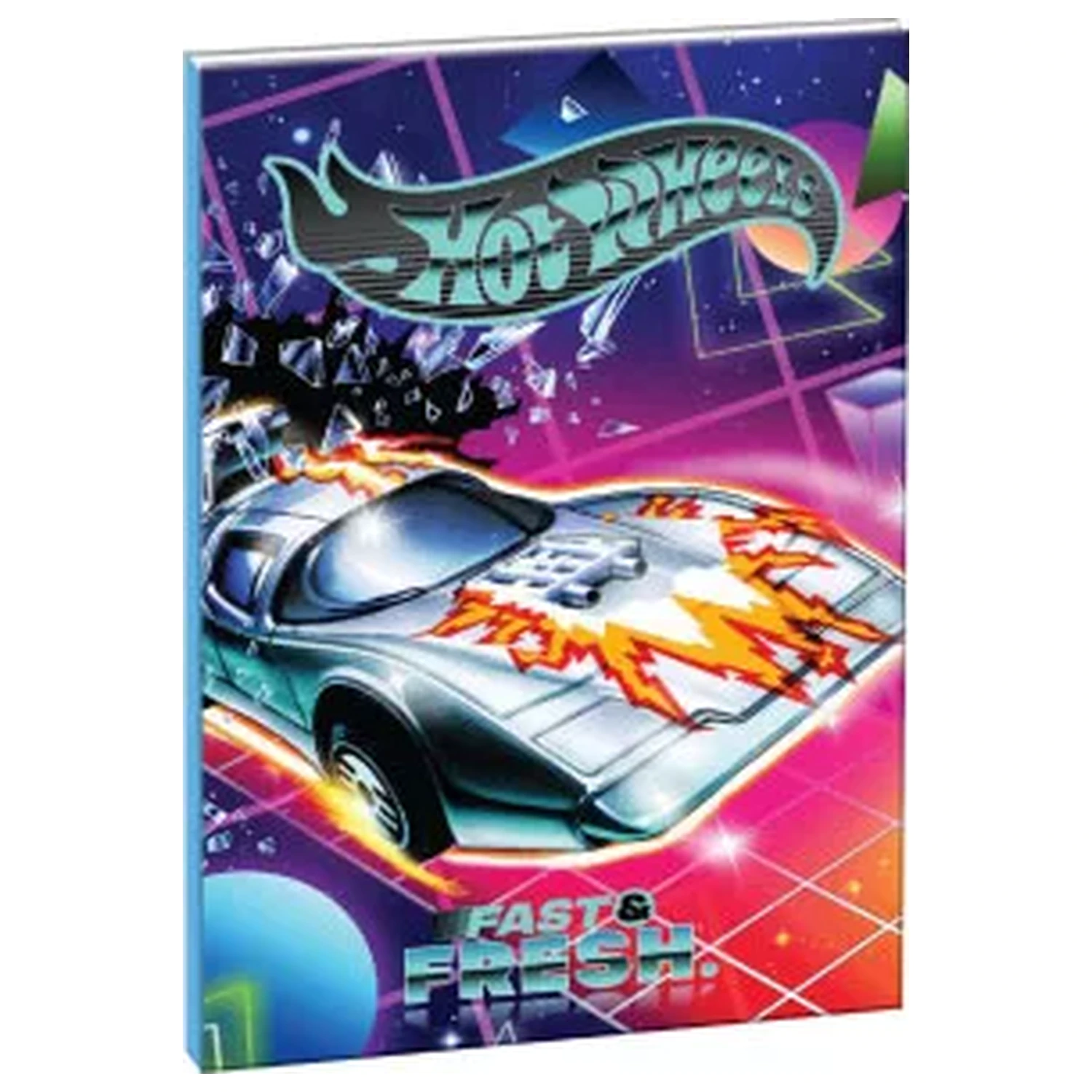 Hot Wheels Flame Runner B/5 črtasti zvezek 40 listov fotografija izdelka