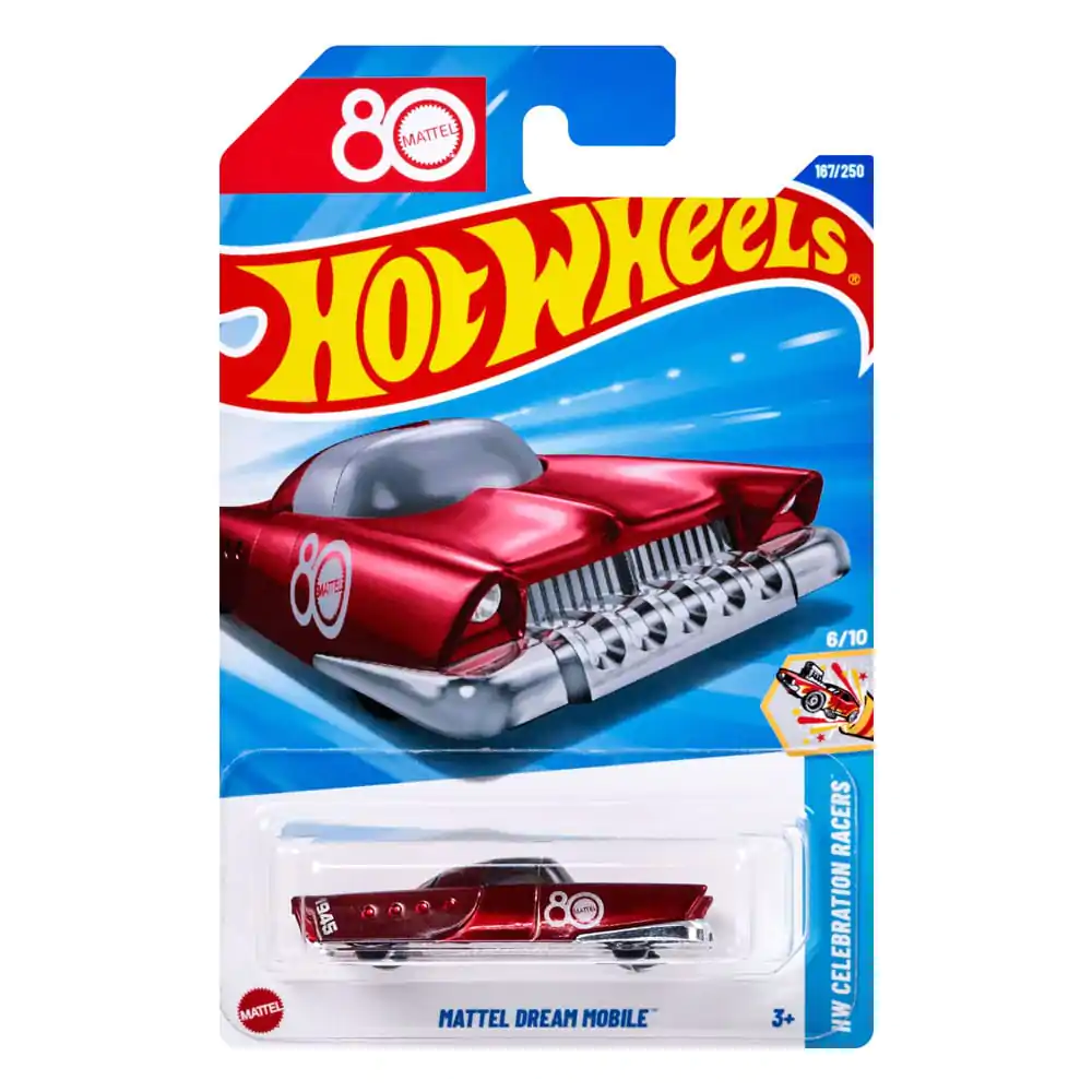 Hot Wheels HW Celebration Racers Diecast model avtomobila 1/64 80. obletnica Mattel Dream Mobile fotografija izdelka