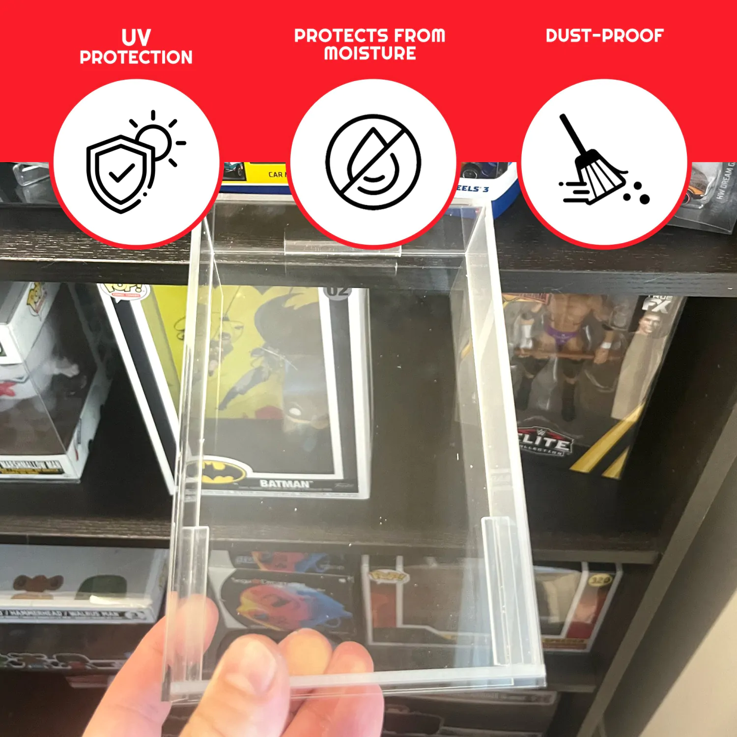 Hot Wheels Mainline Akrilno ohišje 2-Pack fotografija izdelka