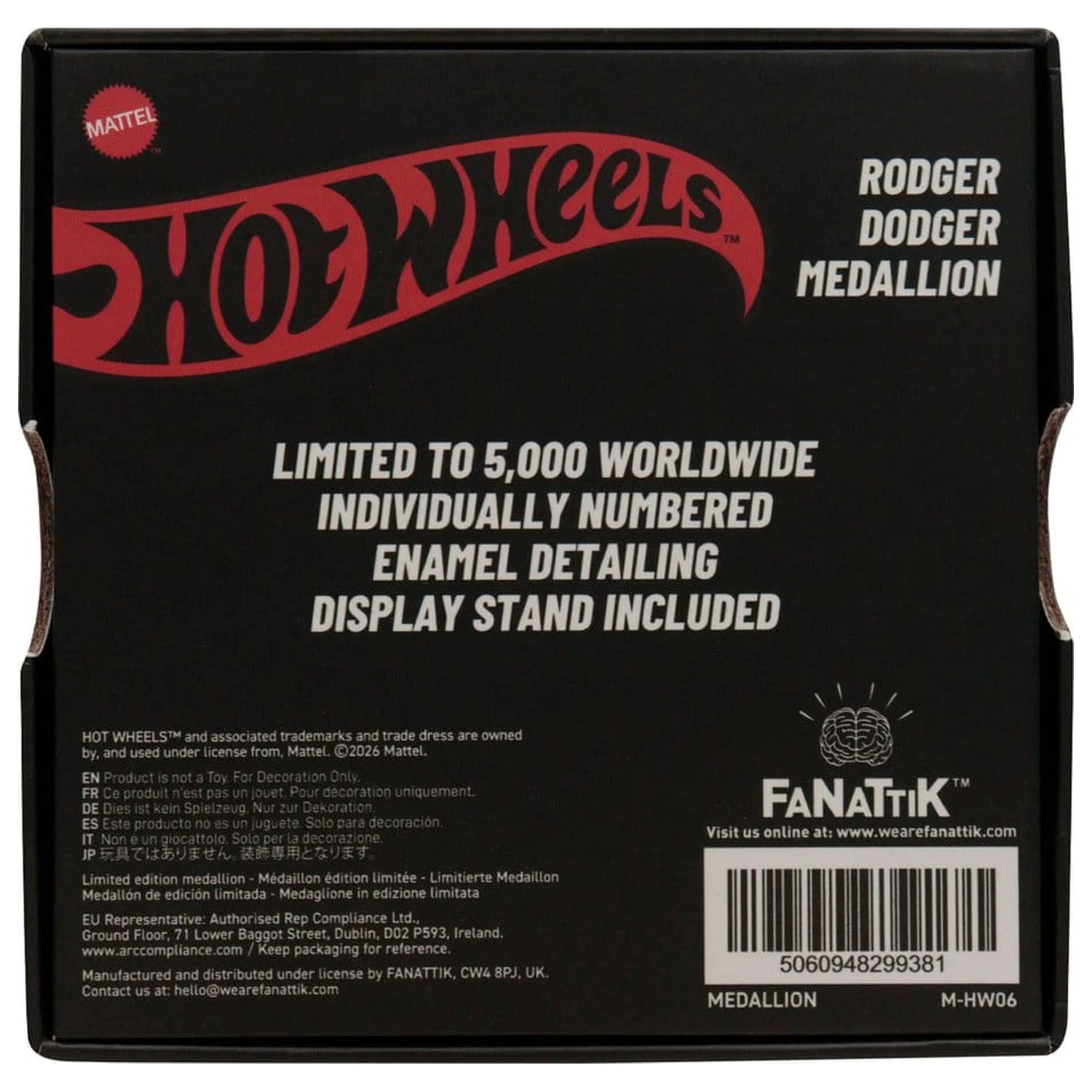 Hot Wheels Medallion Rodger Dodger Omejena izdaja fotografija izdelka