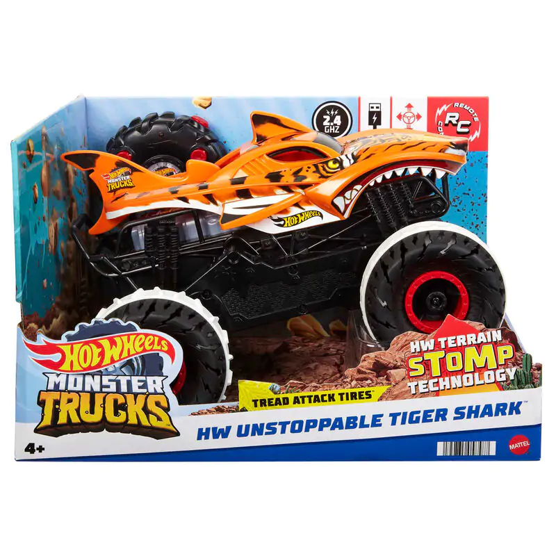 Hot Wheels Monster Trucks Neustavljivi Tiger Shark tovornjak fotografija izdelka