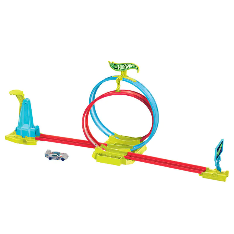 Hot Wheels Neon Speeders Laser Stunt Slamway fotografija izdelka