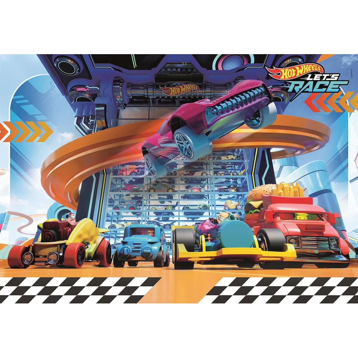 Hot Wheels puzzle 104 kosov fotografija izdelka