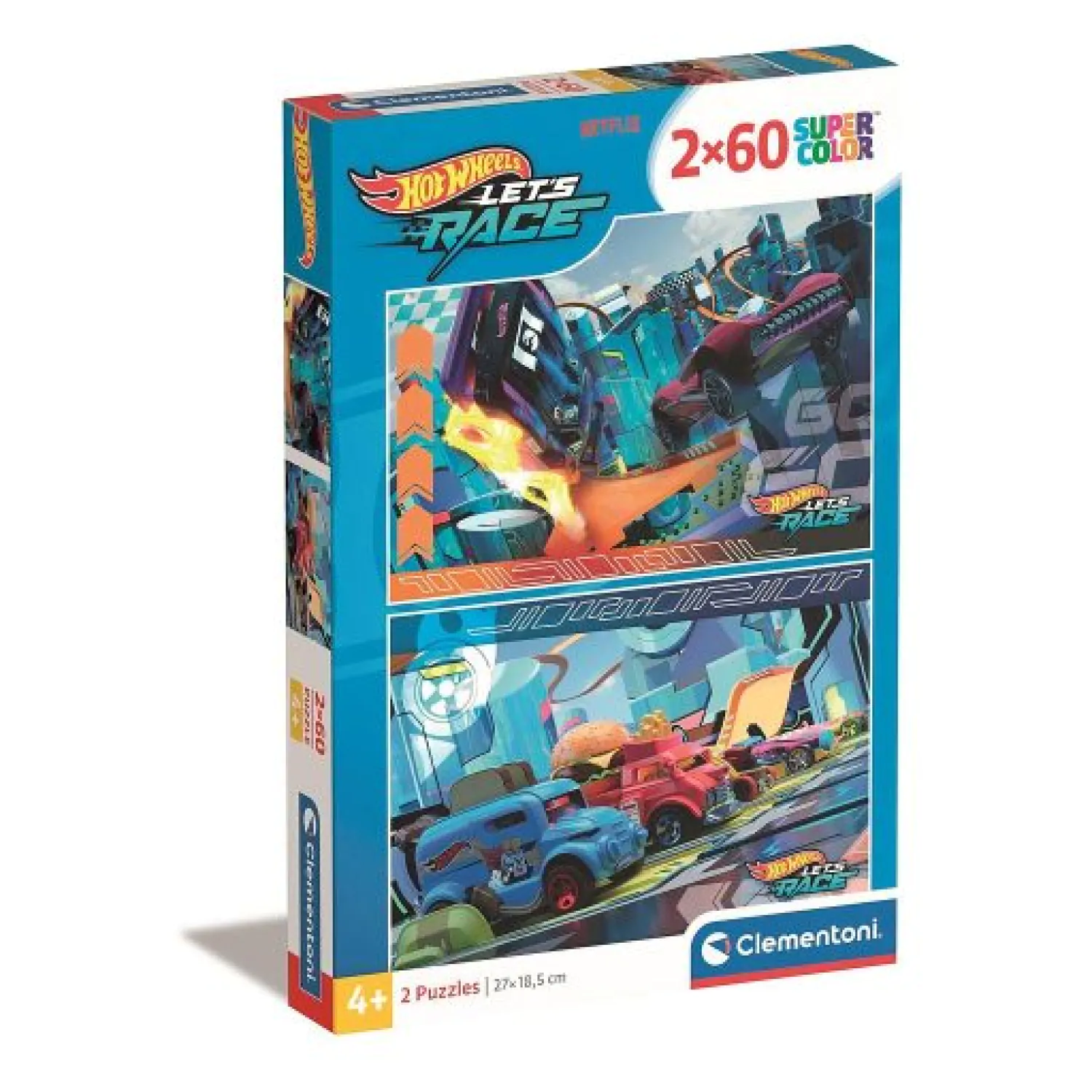 Hot Wheels puzzle 2x60 kosov fotografija izdelka