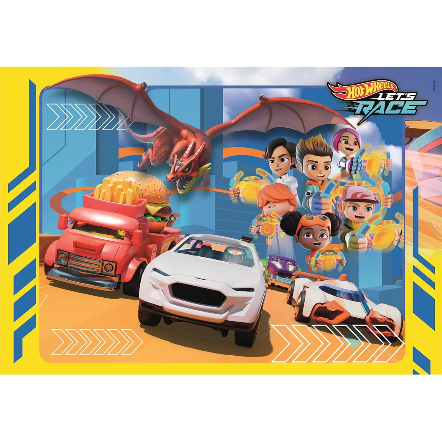 Hot Wheels puzzle 30 kosov fotografija izdelka