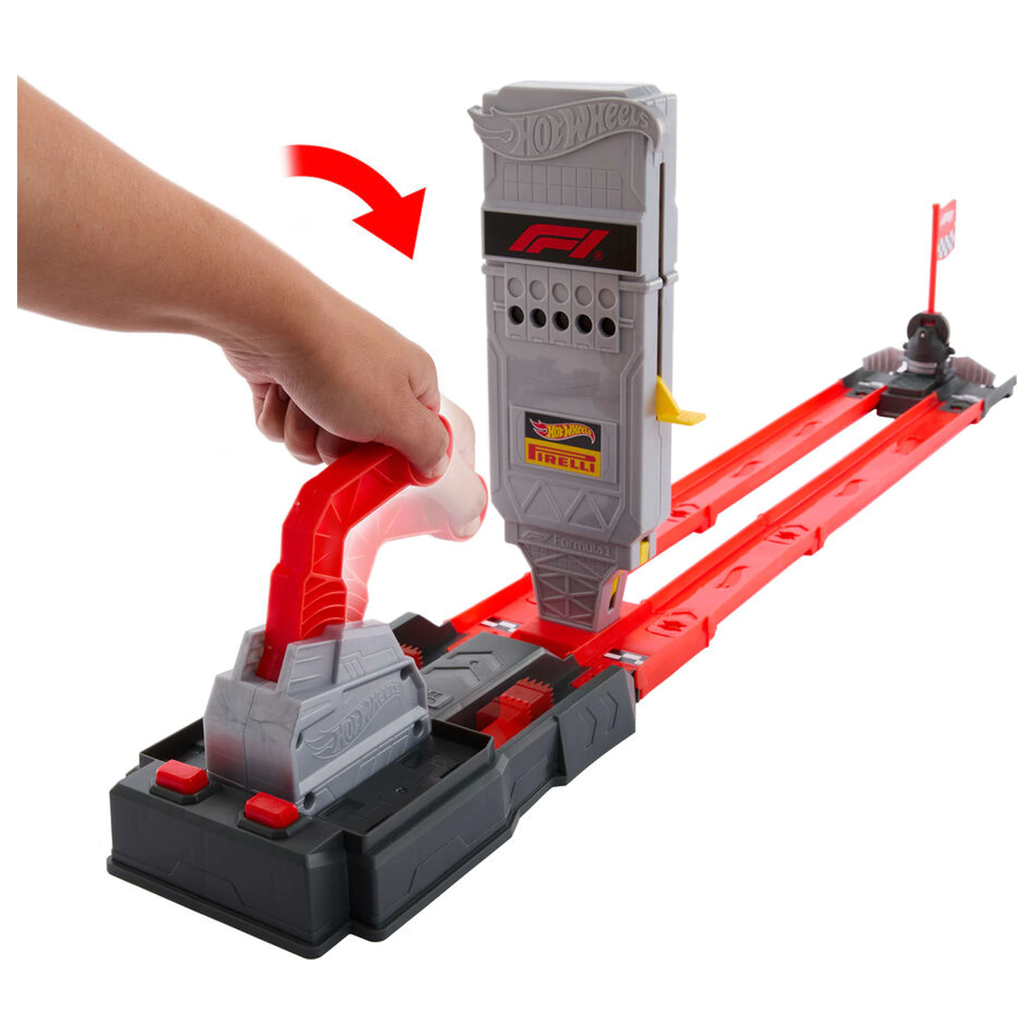 Hot Wheels Racing F1 Starting Grid Challenge igralni set fotografija izdelka