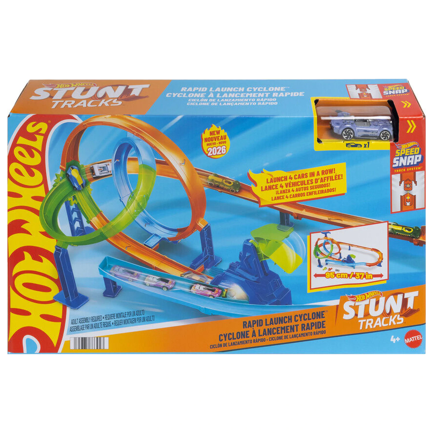 Hot Wheels Rapid Launch Cyclone igralni set fotografija izdelka