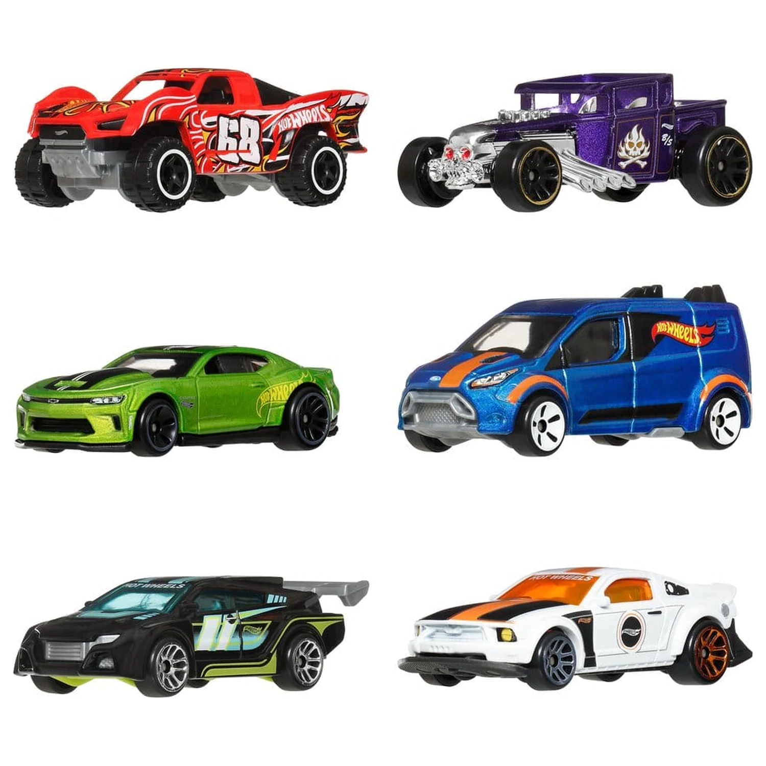 Hot Wheels Silver Series Die-Cast vozil 6-paket 1/64 Legends fotografija izdelka