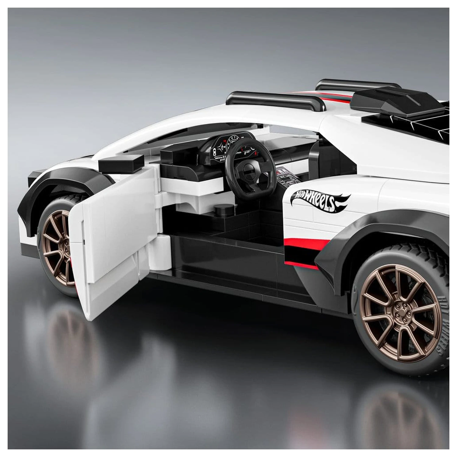 Hot Wheels Speed Mattel Brick Shop Komplet za sestavljanje 1/32 Lamborghini Huracán Sterrato fotografija izdelka