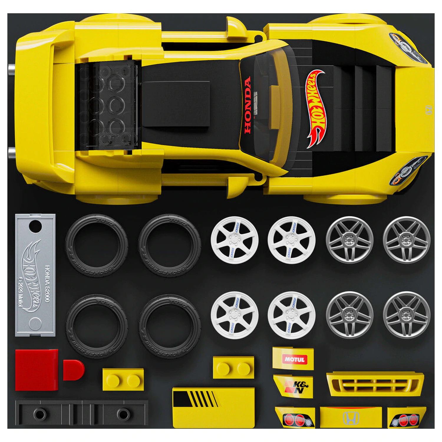 Hot Wheels Speed Series Mattel Brick Shop Komplet za sestavljanje 1/32 '07 Honda S2000 fotografija izdelka