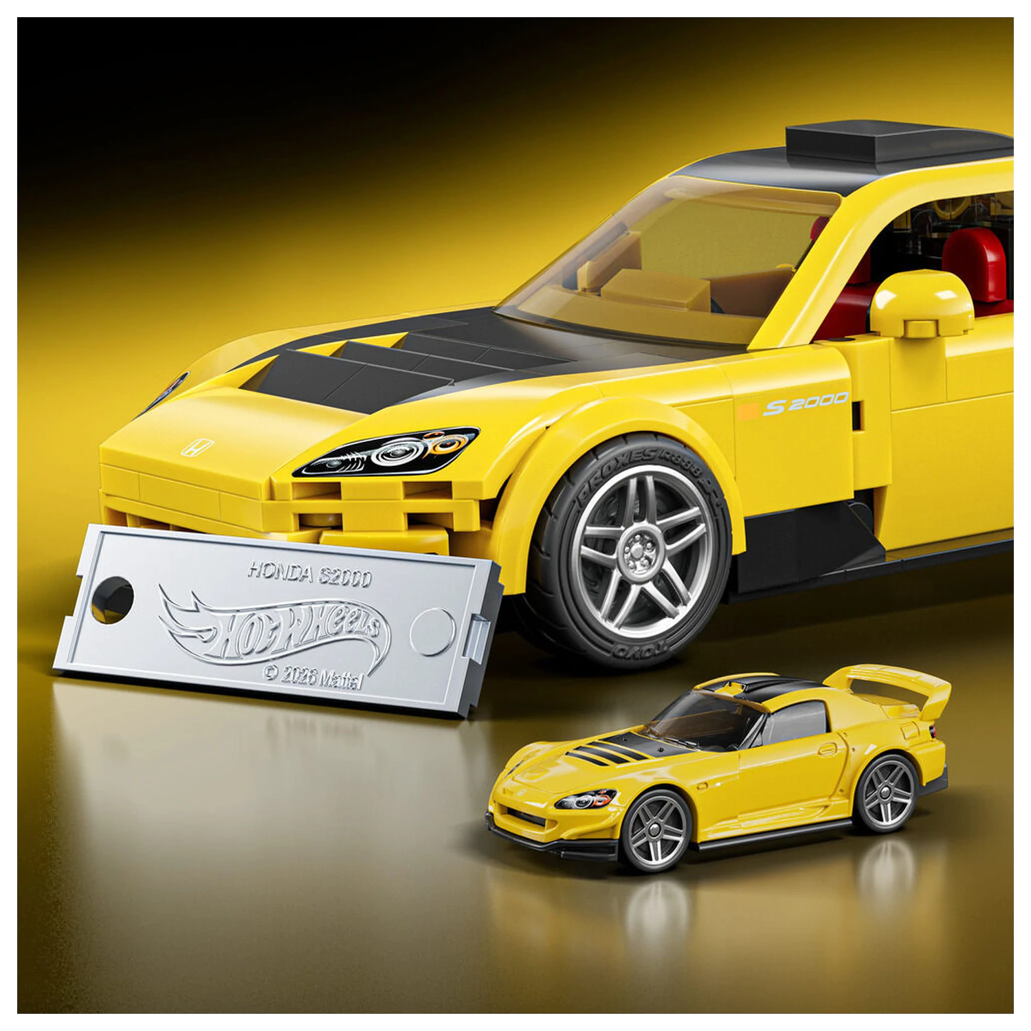 Hot Wheels Speed Series Mattel Brick Shop Komplet za sestavljanje 1/32 '07 Honda S2000 fotografija izdelka