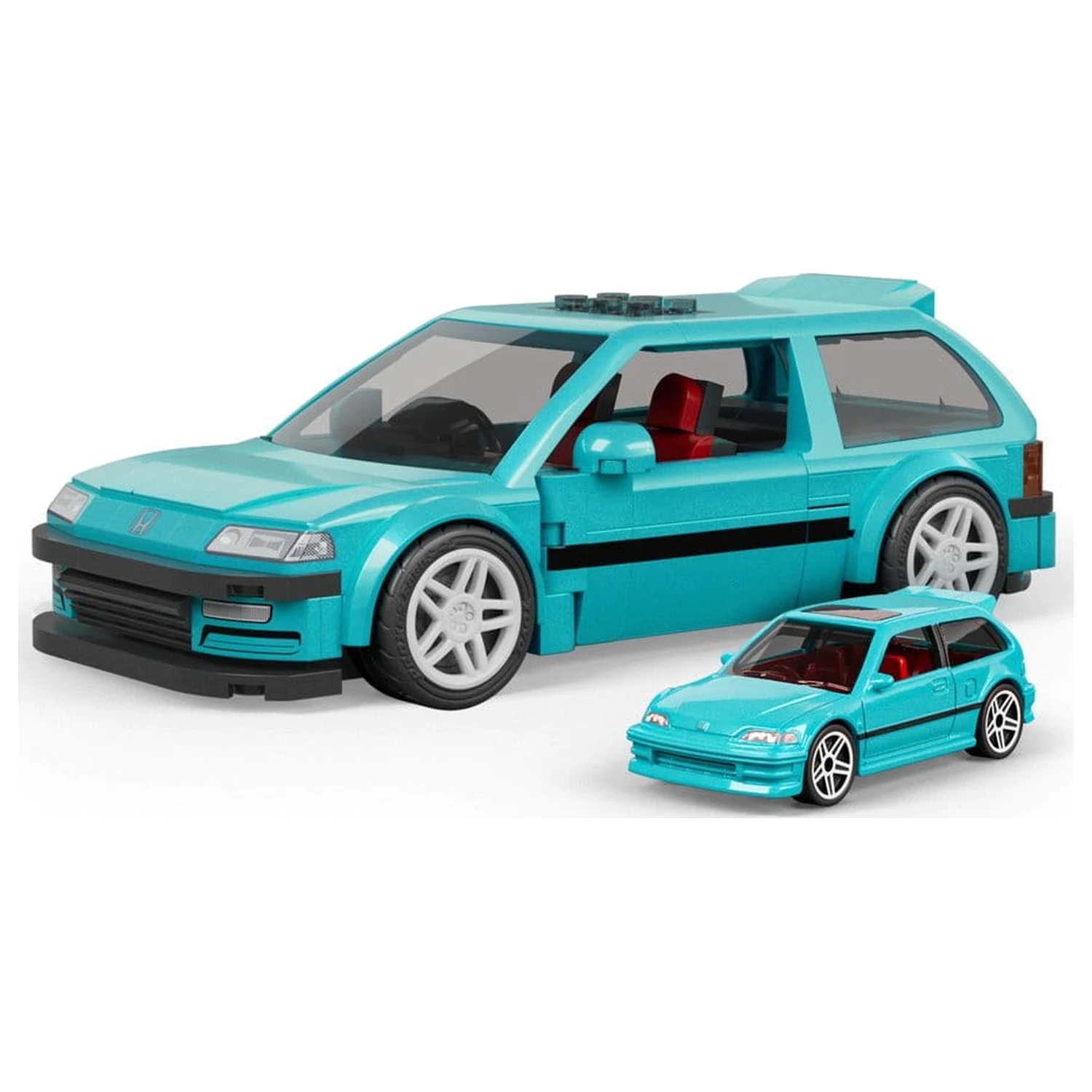 Hot Wheels Speed Series Mattel Brick Shop Komplet za sestavljanje 1/32 po meri ’90 Honda Civic EF fotografija izdelka