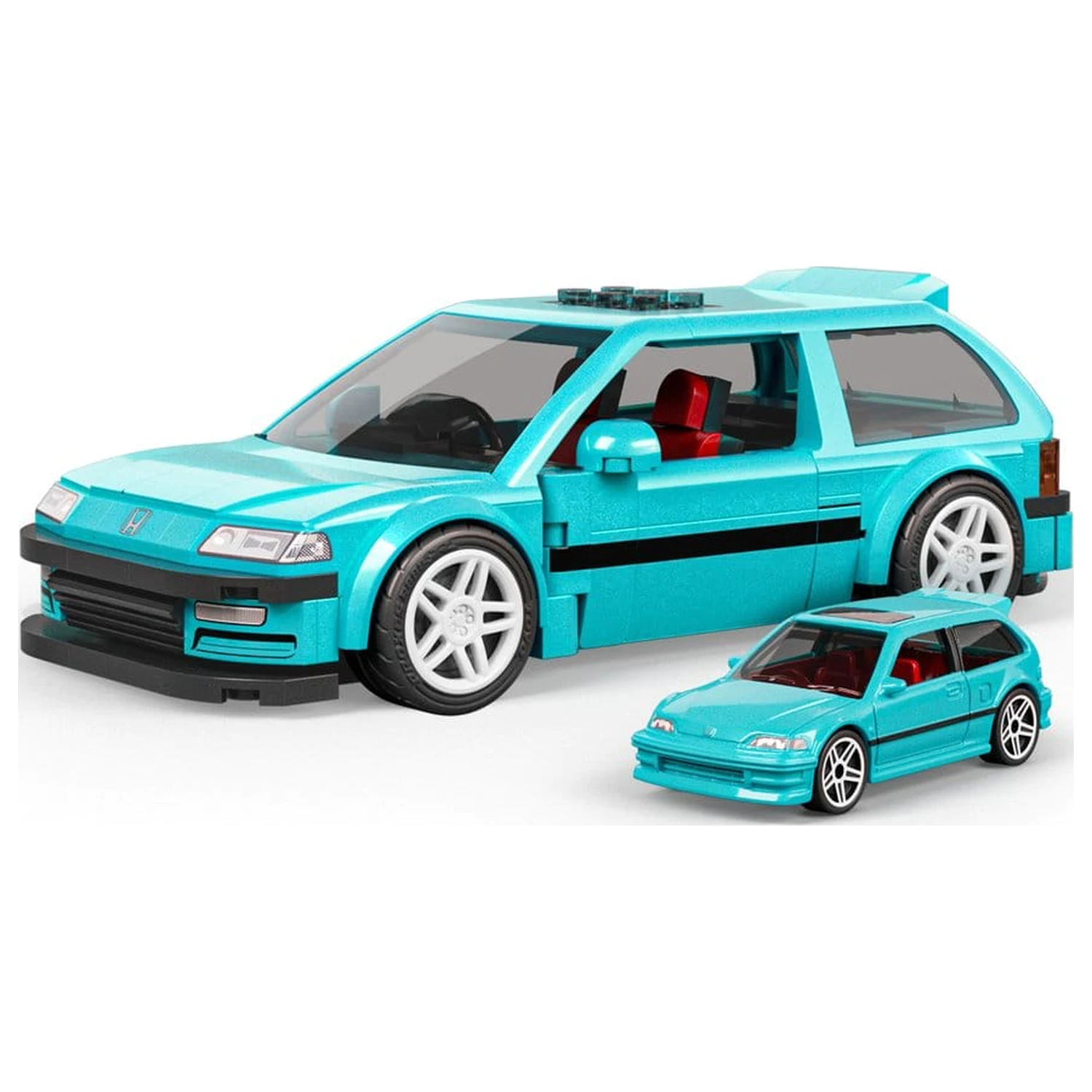 Hot Wheels Speed Series Mattel Brick Shop Komplet za sestavljanje 1/32 po meri ’90 Honda Civic EF fotografija izdelka