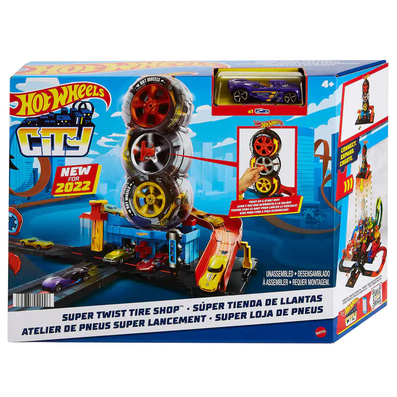Hot Wheels Super Twist servis za pnevmatike fotografija izdelka