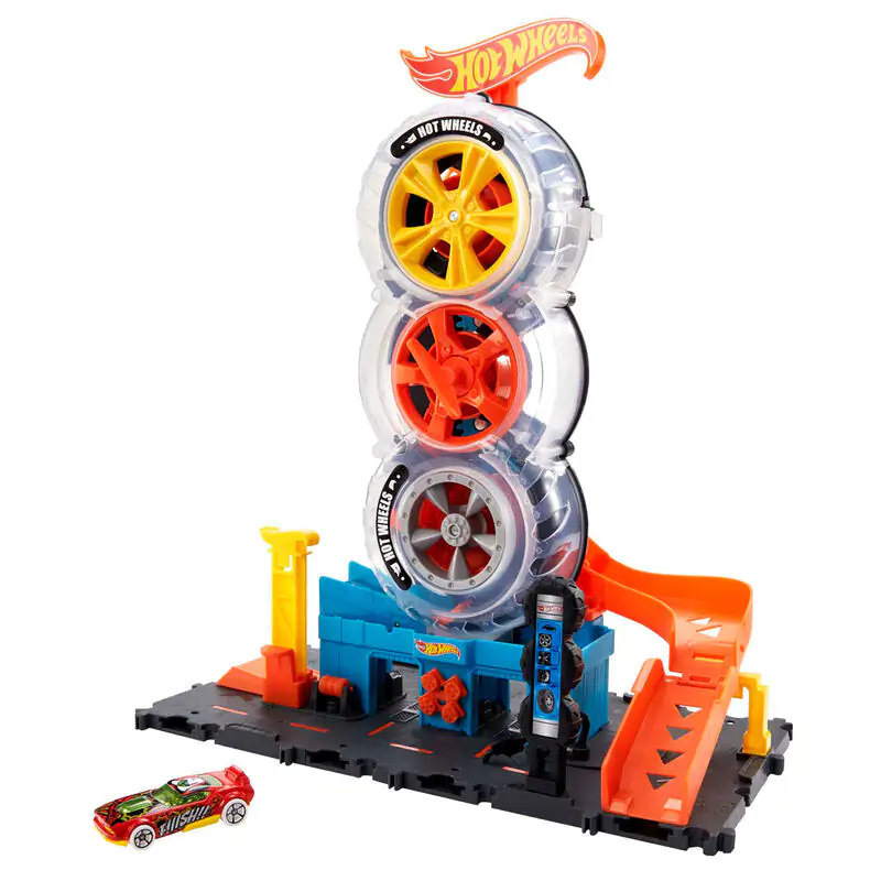 Hot Wheels Super Twist servis za pnevmatike fotografija izdelka