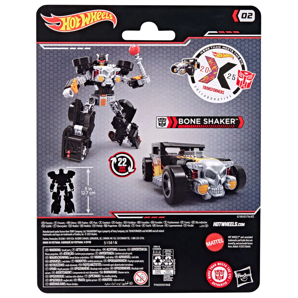 Hot Wheels Transformers Bone Shaker avto fotografija izdelka