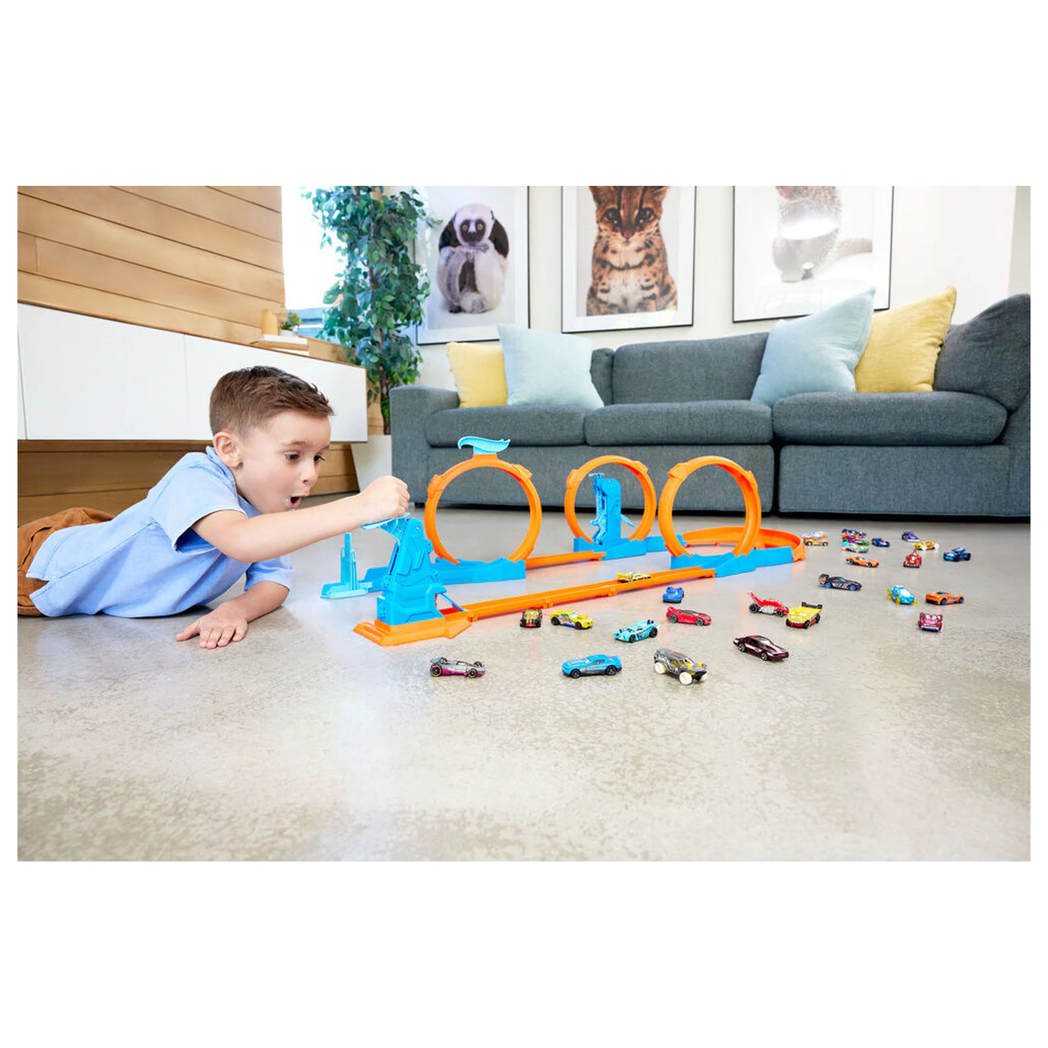 Hot Wheels Trojni Loop Hitrostni Komplet fotografija izdelka